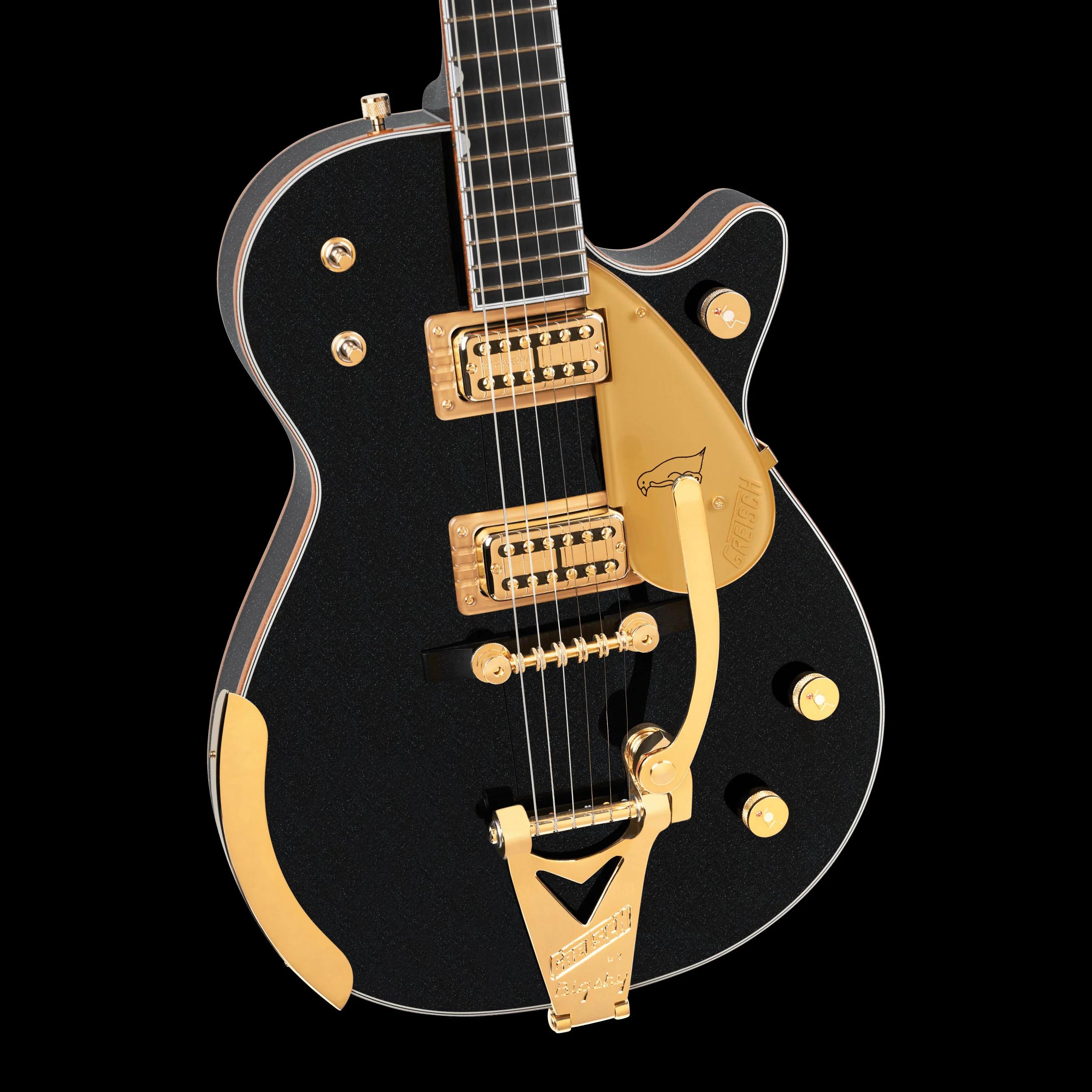 Gretsch G6134TG-58 Limited Edition 1958 Custom Penguin Emerald Night with Case - Image 4