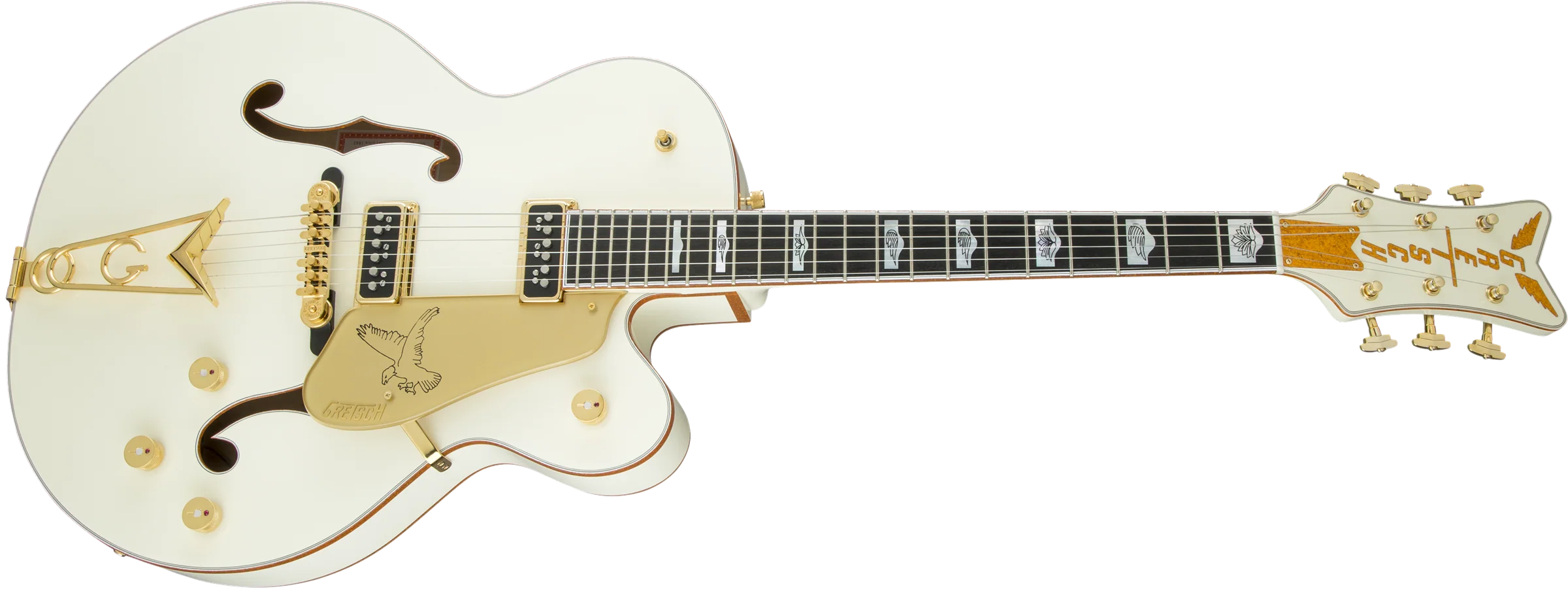 Gretsch G6136-55 Vintage Select Edition '55 Falcon Hollow Body Vintage White Lacquer - Image 4