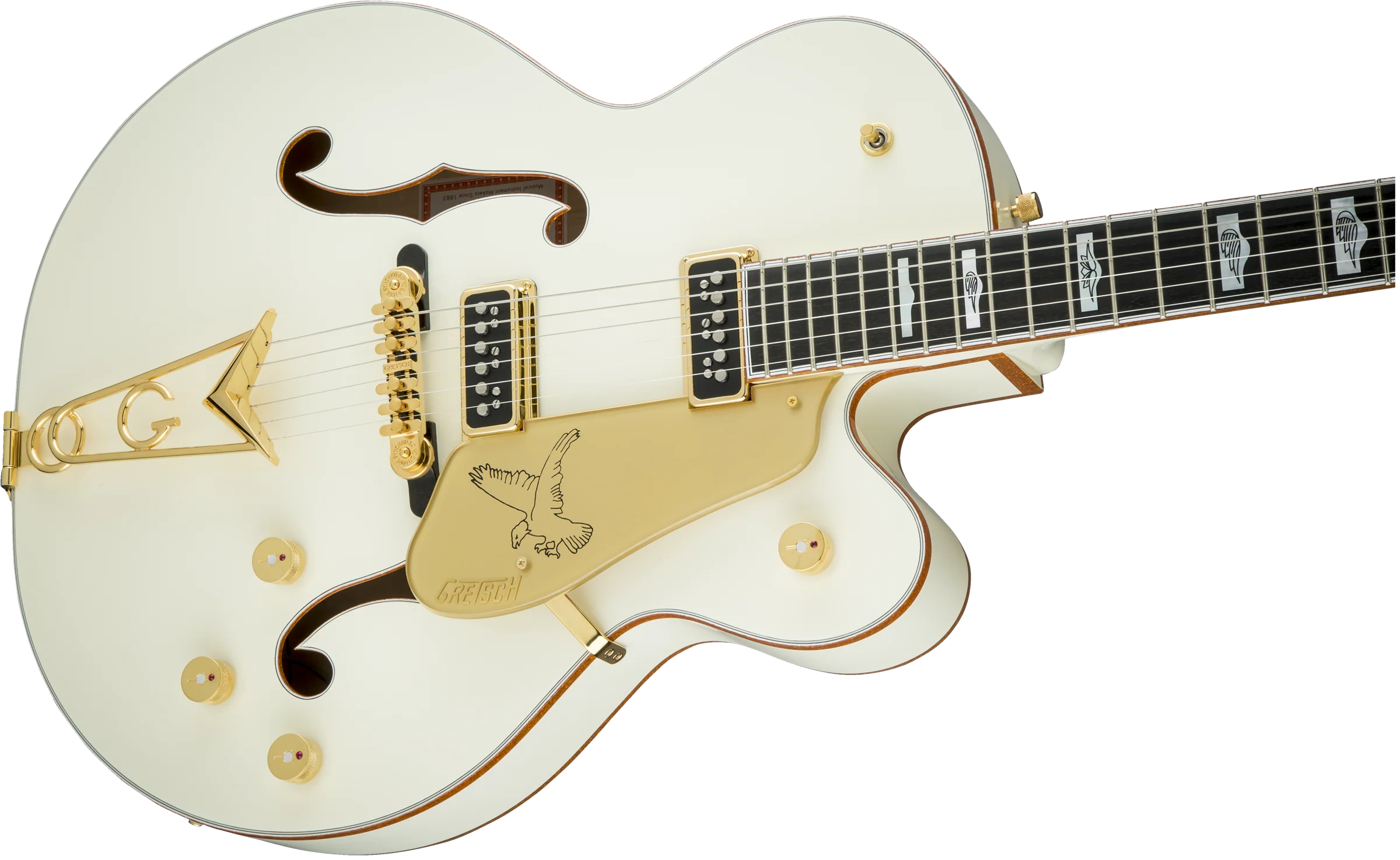 Gretsch G6136-55 Vintage Select Edition '55 Falcon Hollow Body Vintage White Lacquer - Image 6