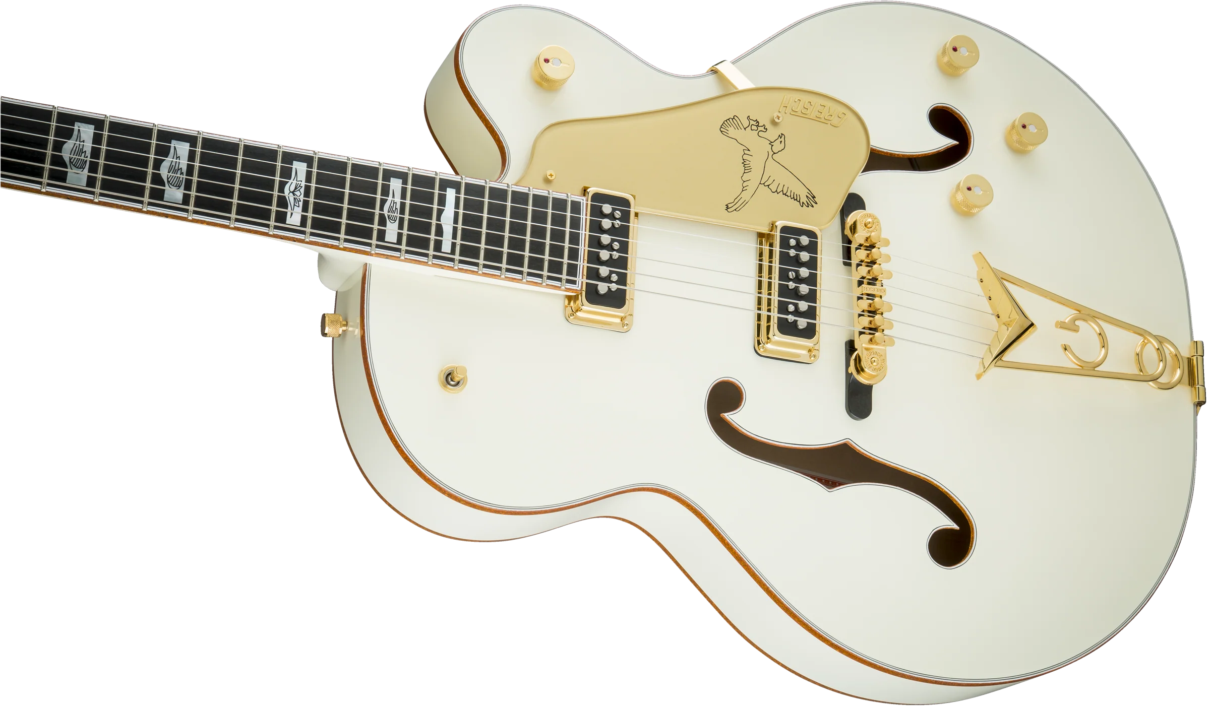 Gretsch G6136-55 Vintage Select Edition '55 Falcon Hollow Body Vintage White Lacquer - Image 7