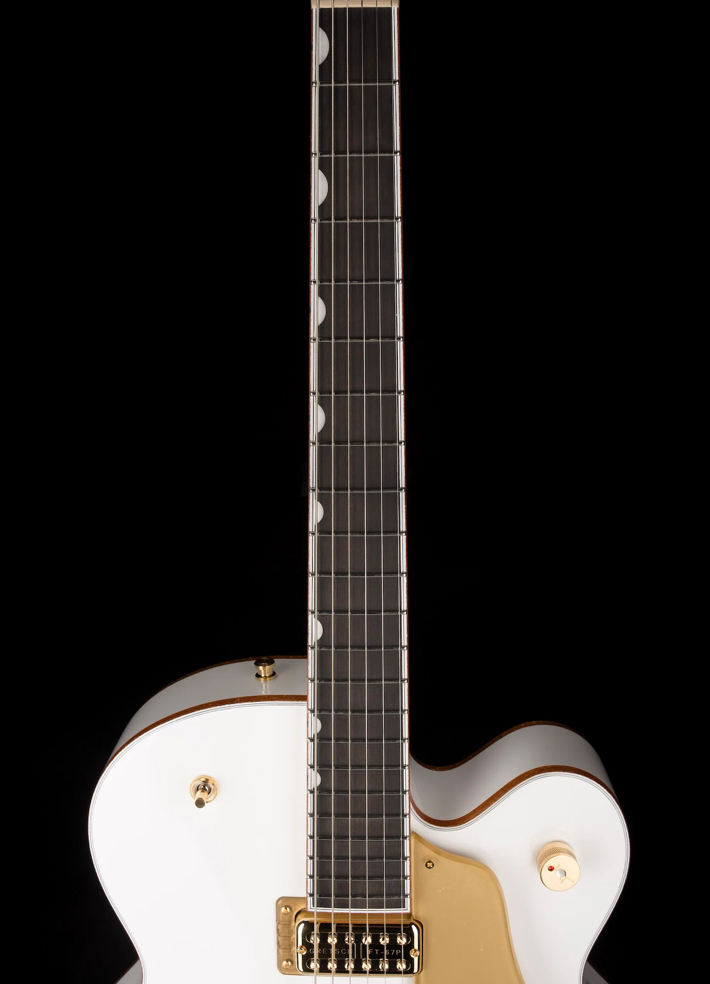 Gretsch G6136TG Players Edition Falcon Hollow Body White With Case - Image 12