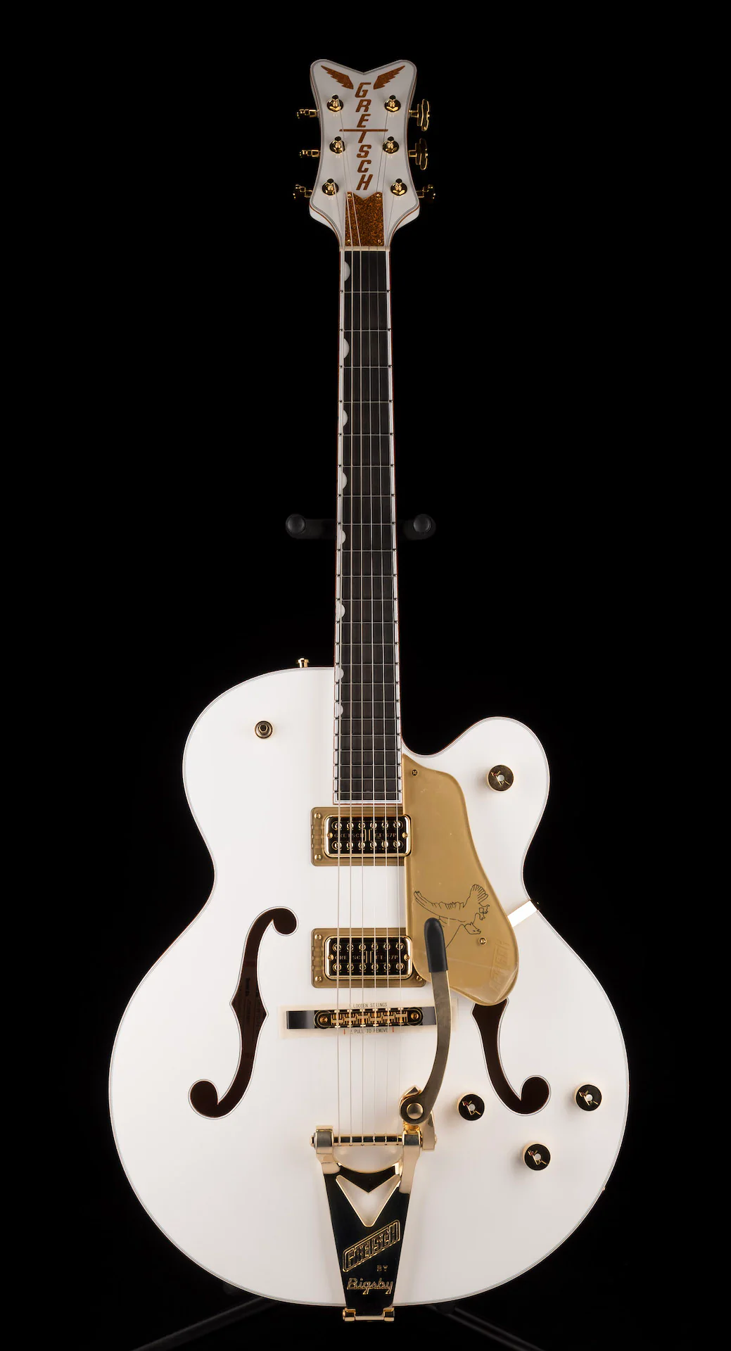 Gretsch G6136TG Players Edition Falcon Hollow Body White With Case - Image 2