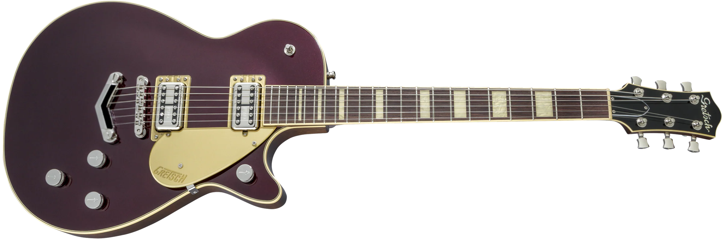 Gretsch G6228 Players Edition Jet BT V-Stoptail Rosewood Fingerboard Dark Cherry Metallic - Image 4