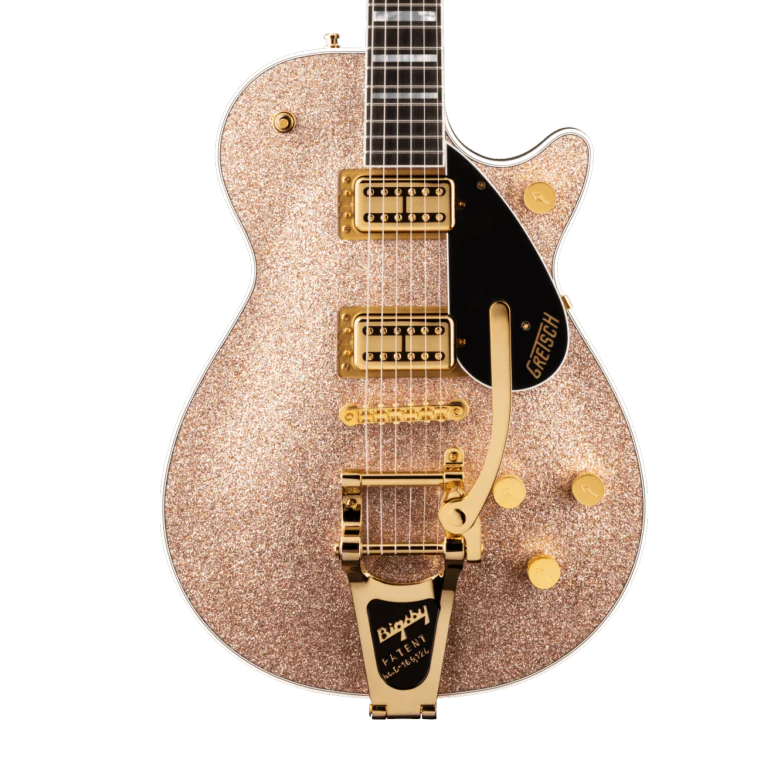 Gretsch G6229TG Limited Edition Players Edition Sparkle Jet BT with Bigsby Champagne Sparkle