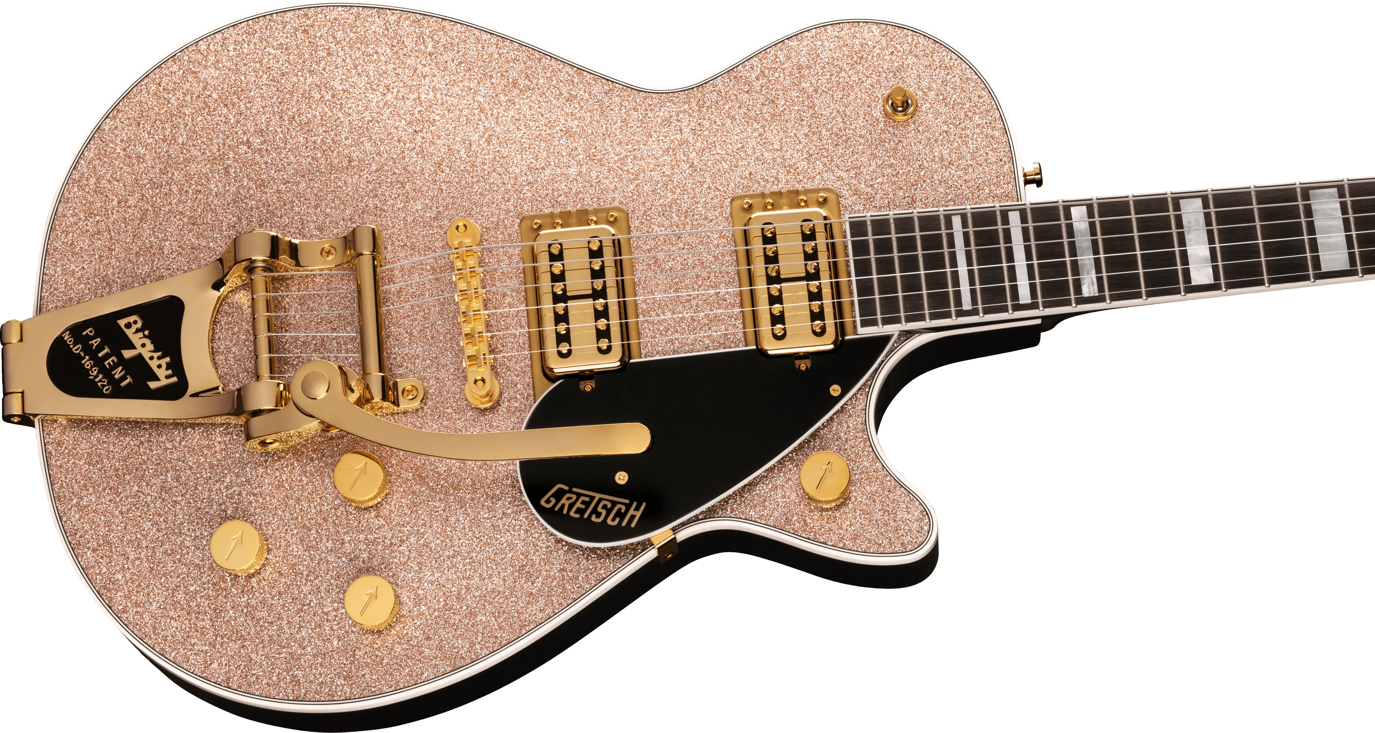 Gretsch G6229TG Limited Edition Players Edition Sparkle Jet BT with Bigsby Champagne Sparkle - Image 3