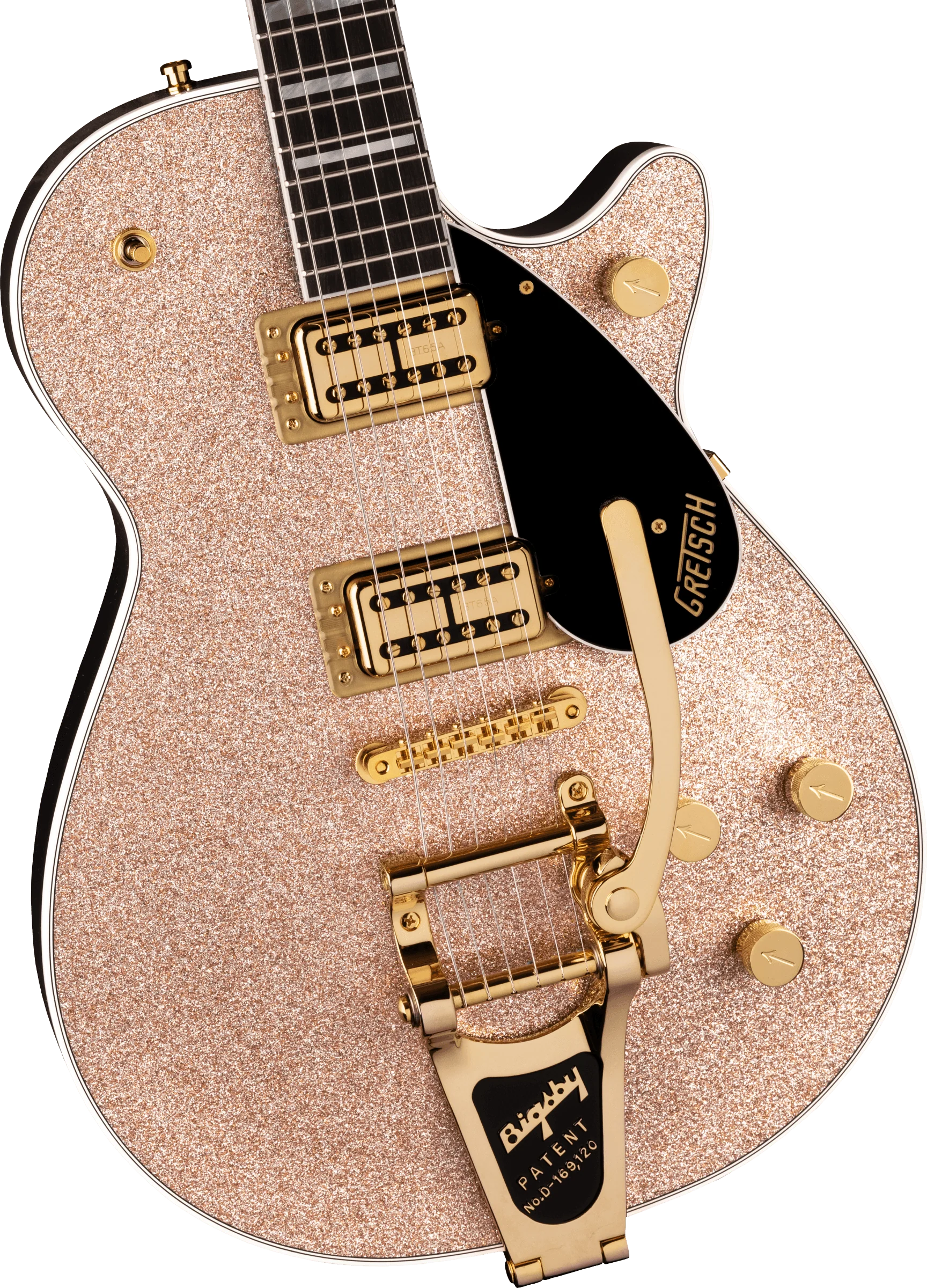 Gretsch G6229TG Limited Edition Players Edition Sparkle Jet BT with Bigsby Champagne Sparkle - Image 4