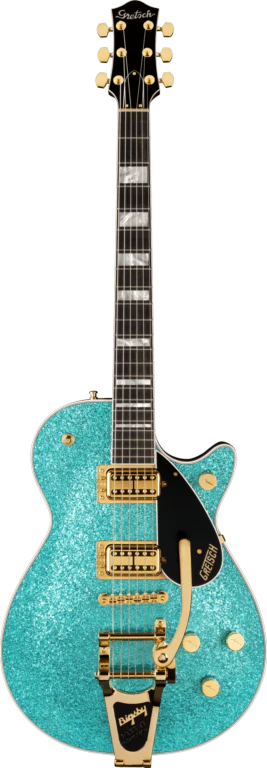 Gretsch G6229TG Limited Edition Players Edition Sparkle Jet BT with Bigsby Ocean Turquoise Sparkle - Image 2