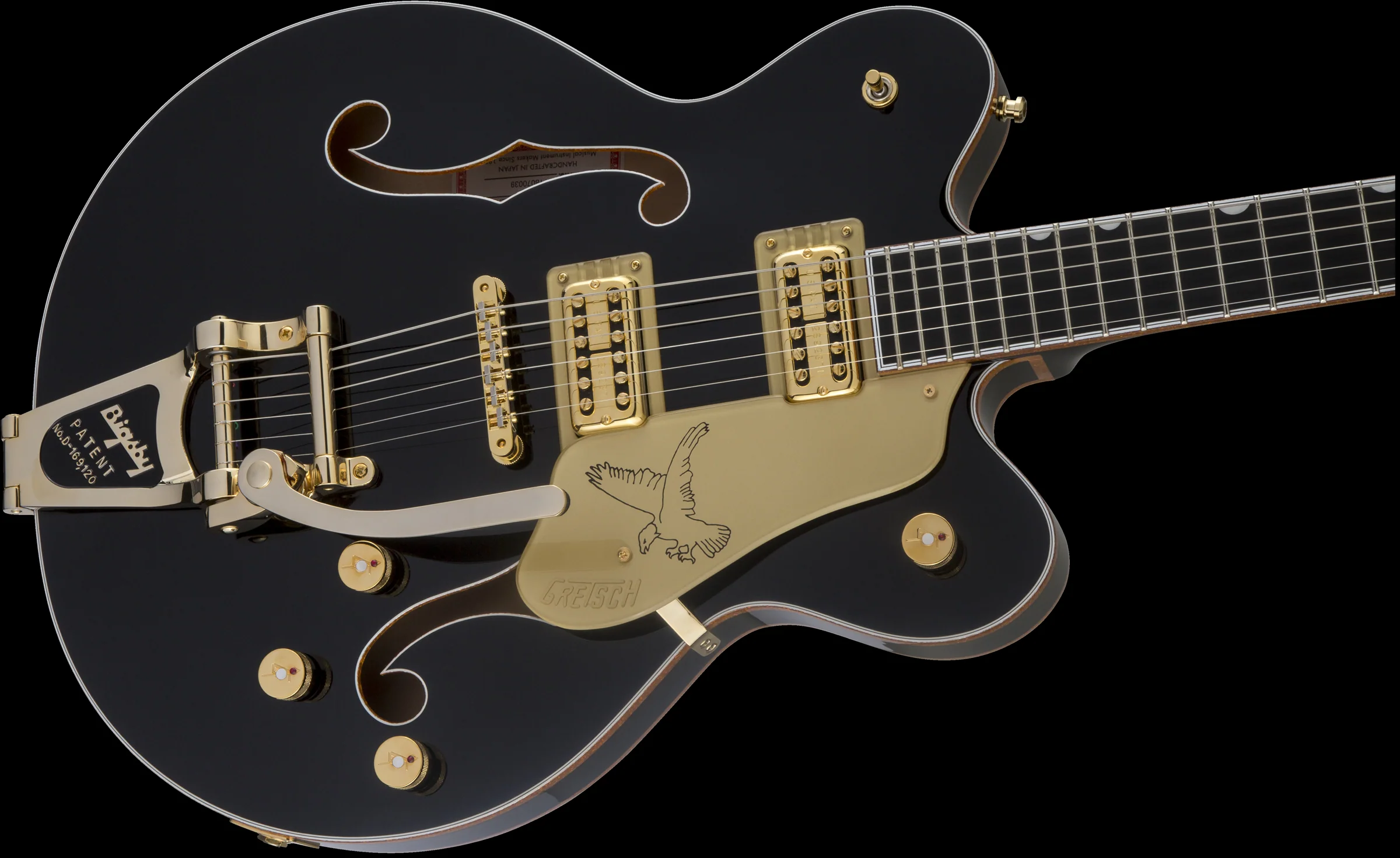 Gretsch G6636T Players Edition Falcon Center Block Double-Cut Black with Case - Image 4