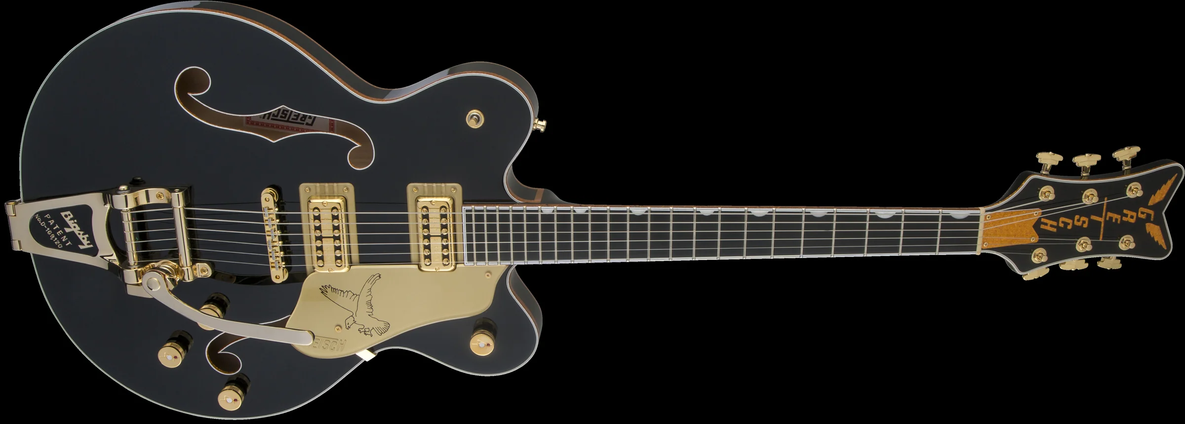 Gretsch G6636T Players Edition Falcon Center Block Double-Cut Black with Case - Image 6