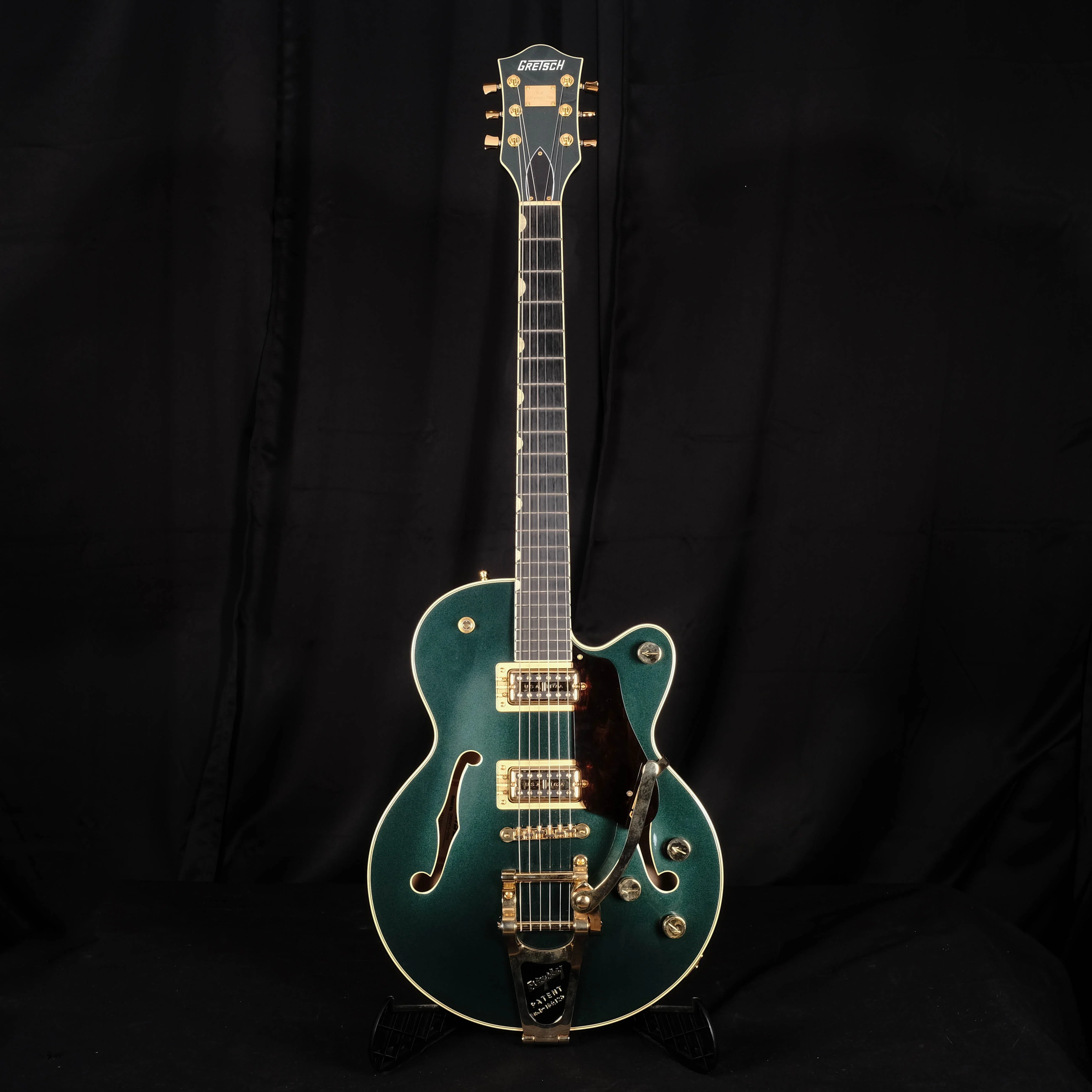 Gretsch G6659TG Players Edition Broadkaster Jr. Center Block - Cadillac Green, Bigsby Tailpiece - Image 2