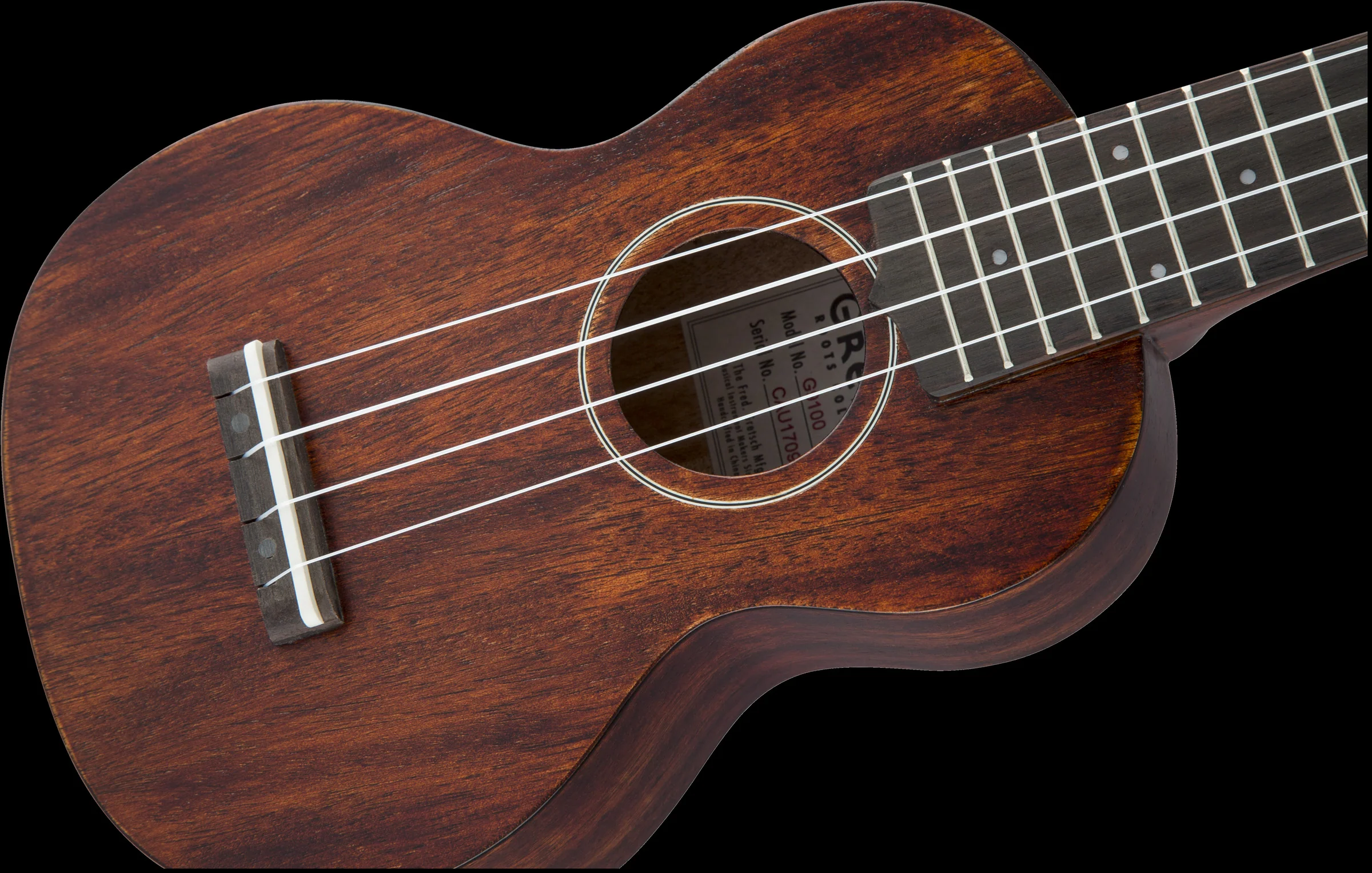 Gretsch G9100 Soprano Standard Ukulele - Vintage Mahogany Stain - Image 6
