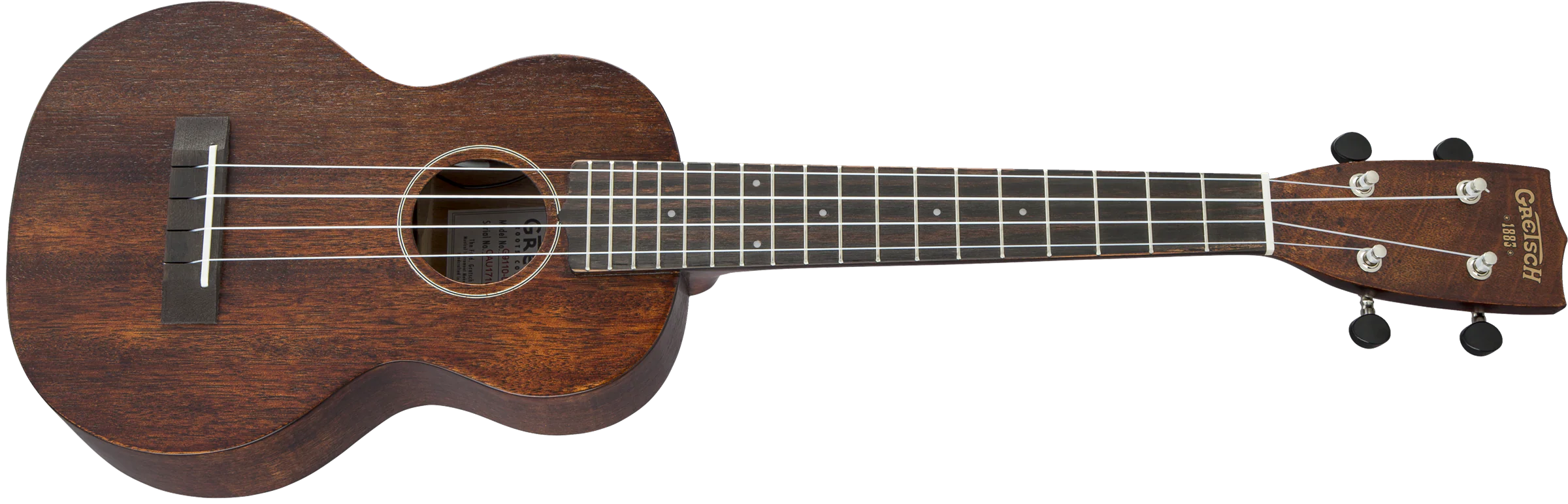 DISC - Gretsch G9110-L Concert Long-Neck A.E. Ukulele with Gig Bag Fishman Kula - Image 4