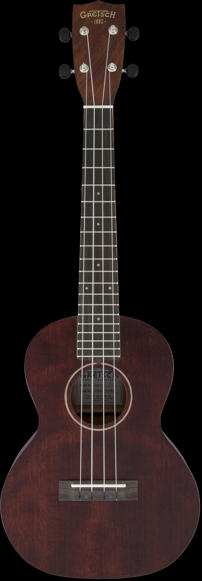 Gretsch G9120 Tenor Standard Ukulele with Gig Bag Ovangkol Fingerboard Vintage Mahogany Stain - Image 3