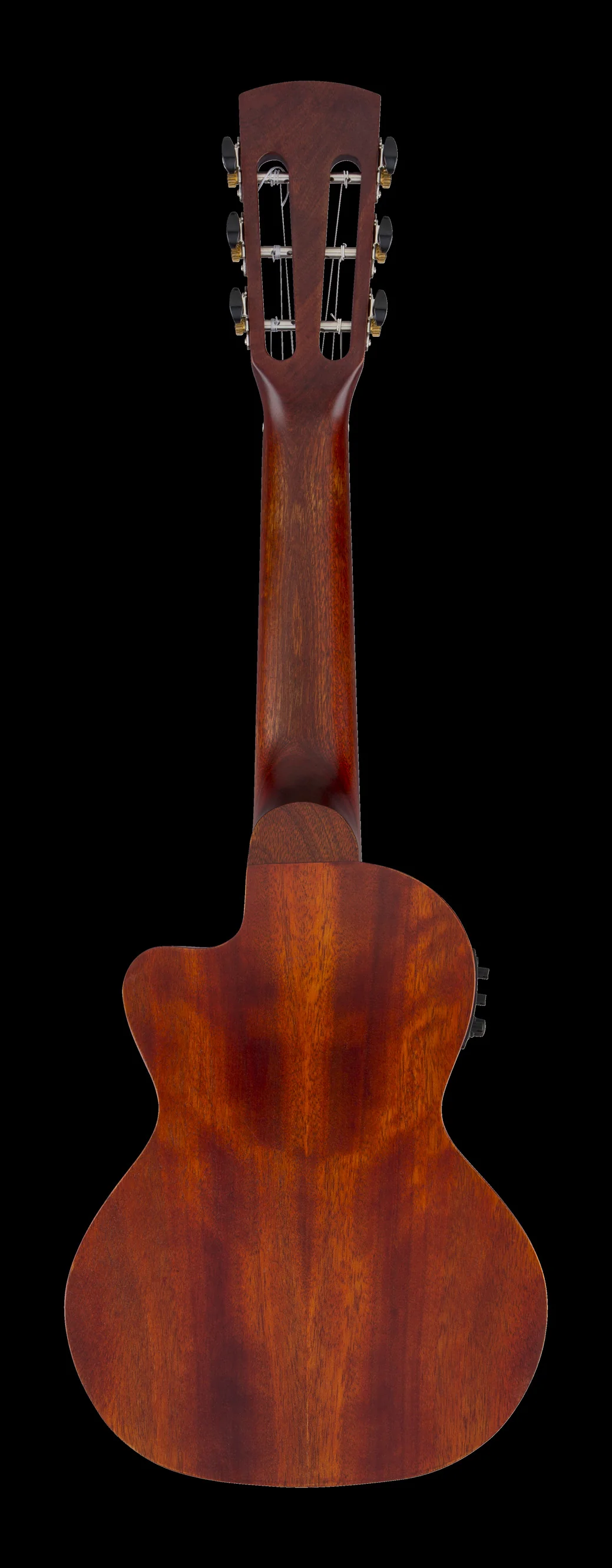 Gretsch G9126 A.C.E. Guitar-Ukulele Acoustic-Electric Honey Mahogany Stain with Gig Bag - Image 8