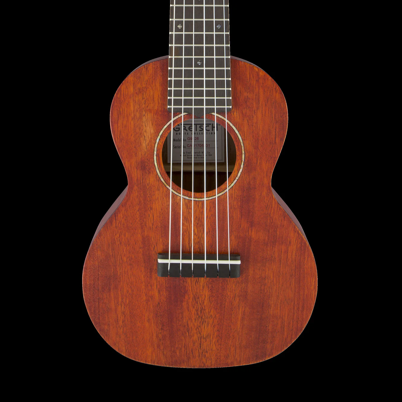 Gretsch G9126 Guitar-Ukulele Acoustic with Gig Bag Honey Mahogany Stain