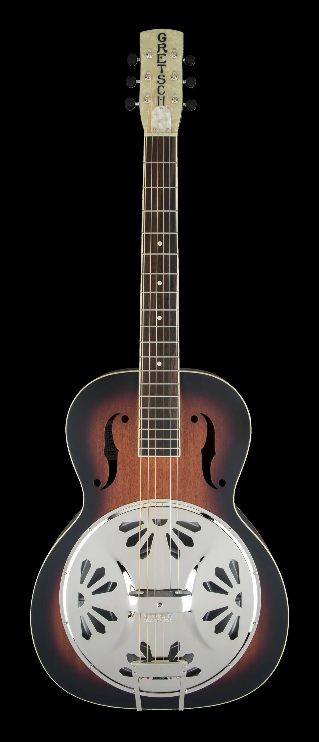 Gretsch G9220 Bobtail Round-Neck Acoustic-Electric Resonator Guitar Sunburst - Image 3