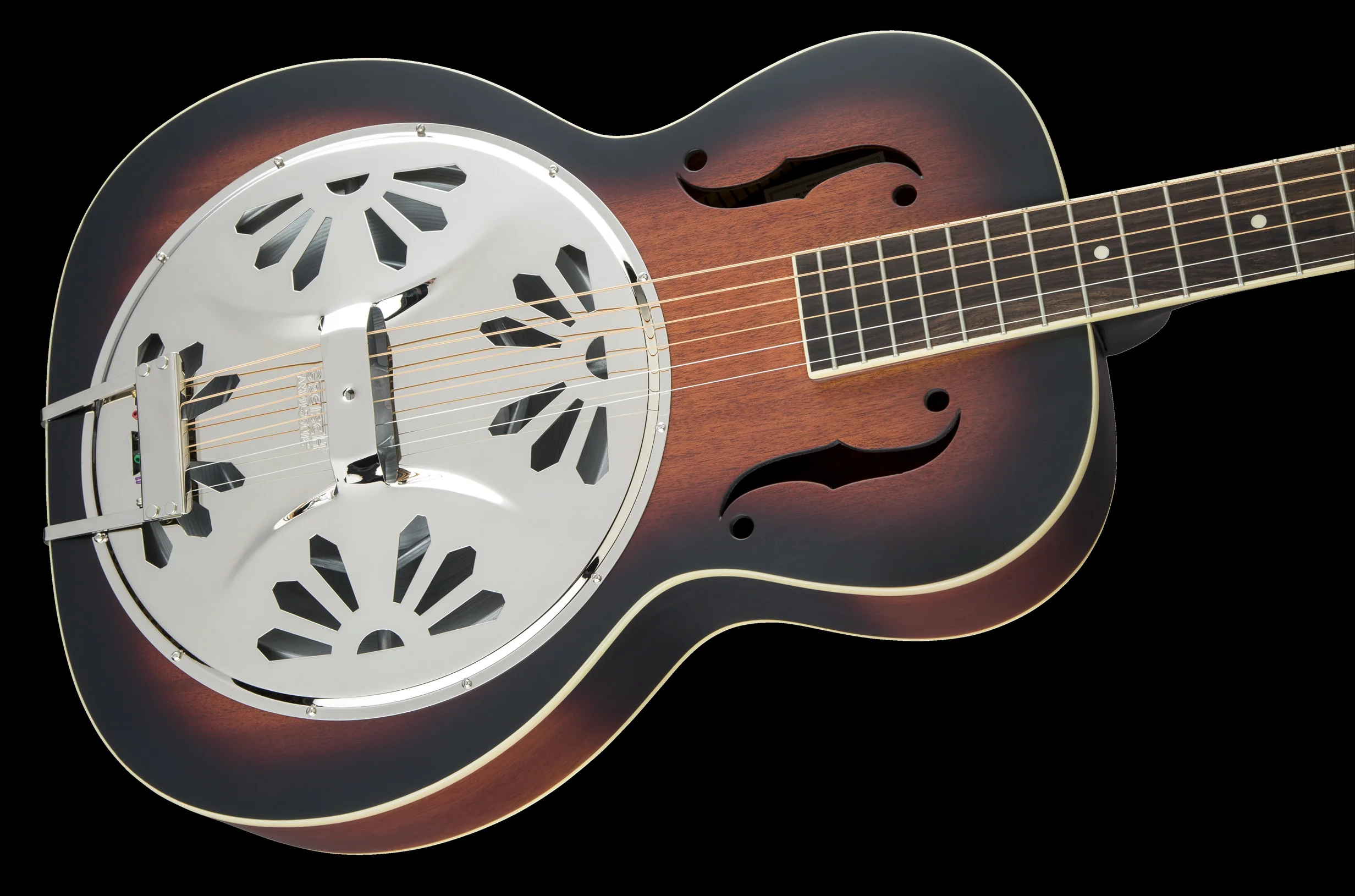 Gretsch G9220 Bobtail Round-Neck Acoustic-Electric Resonator Guitar Sunburst - Image 4