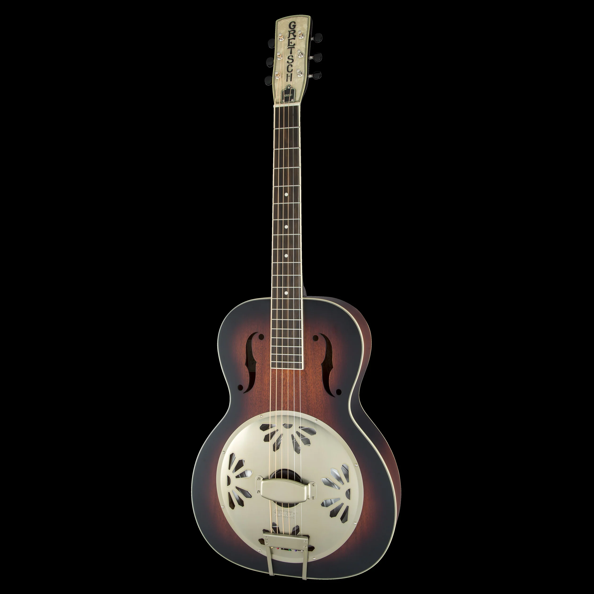 Gretsch G9240 Alligator Mahogany Round Neck Resonator - 2-Color Sunburst - Image 3