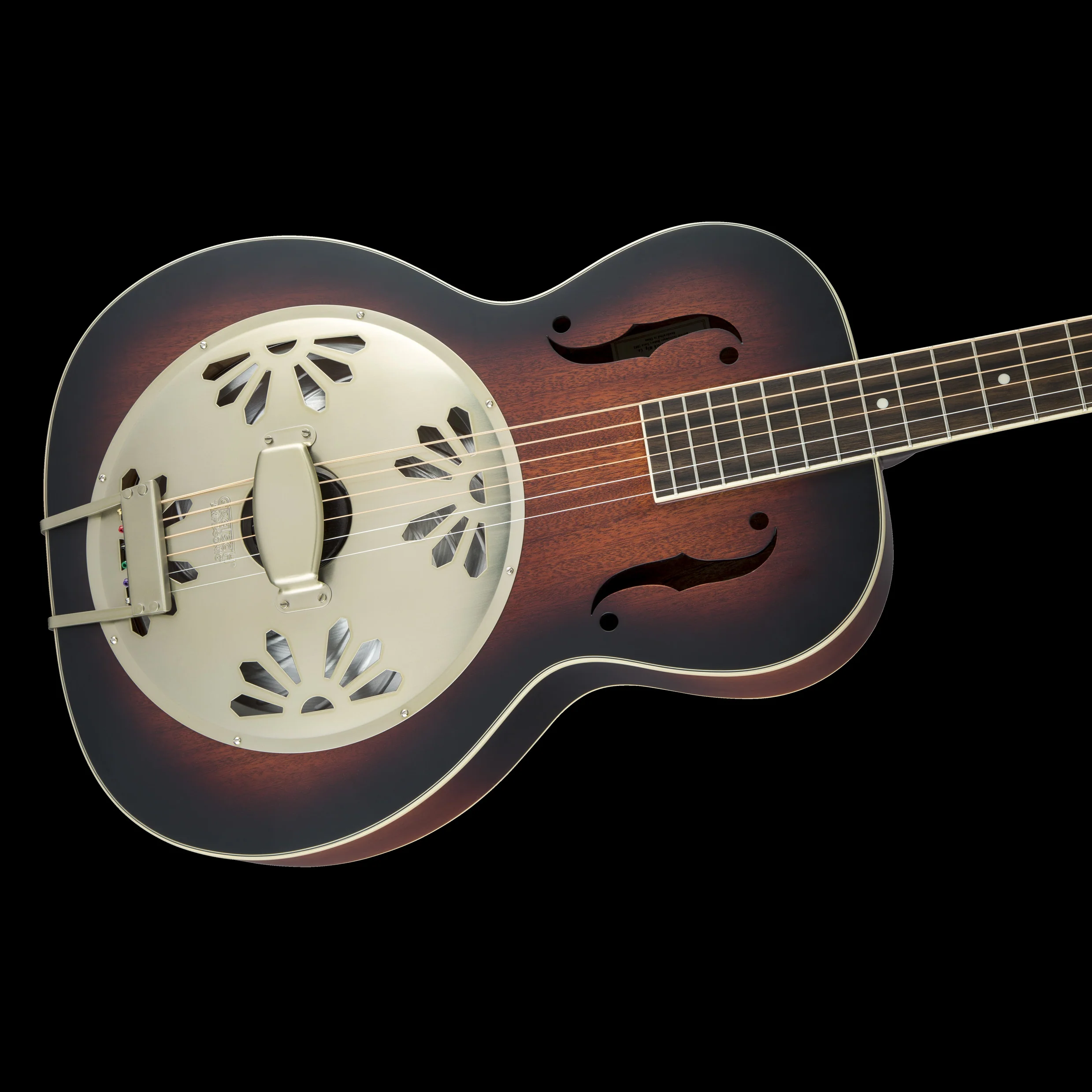 Gretsch G9240 Alligator Mahogany Round Neck Resonator - 2-Color Sunburst - Image 5