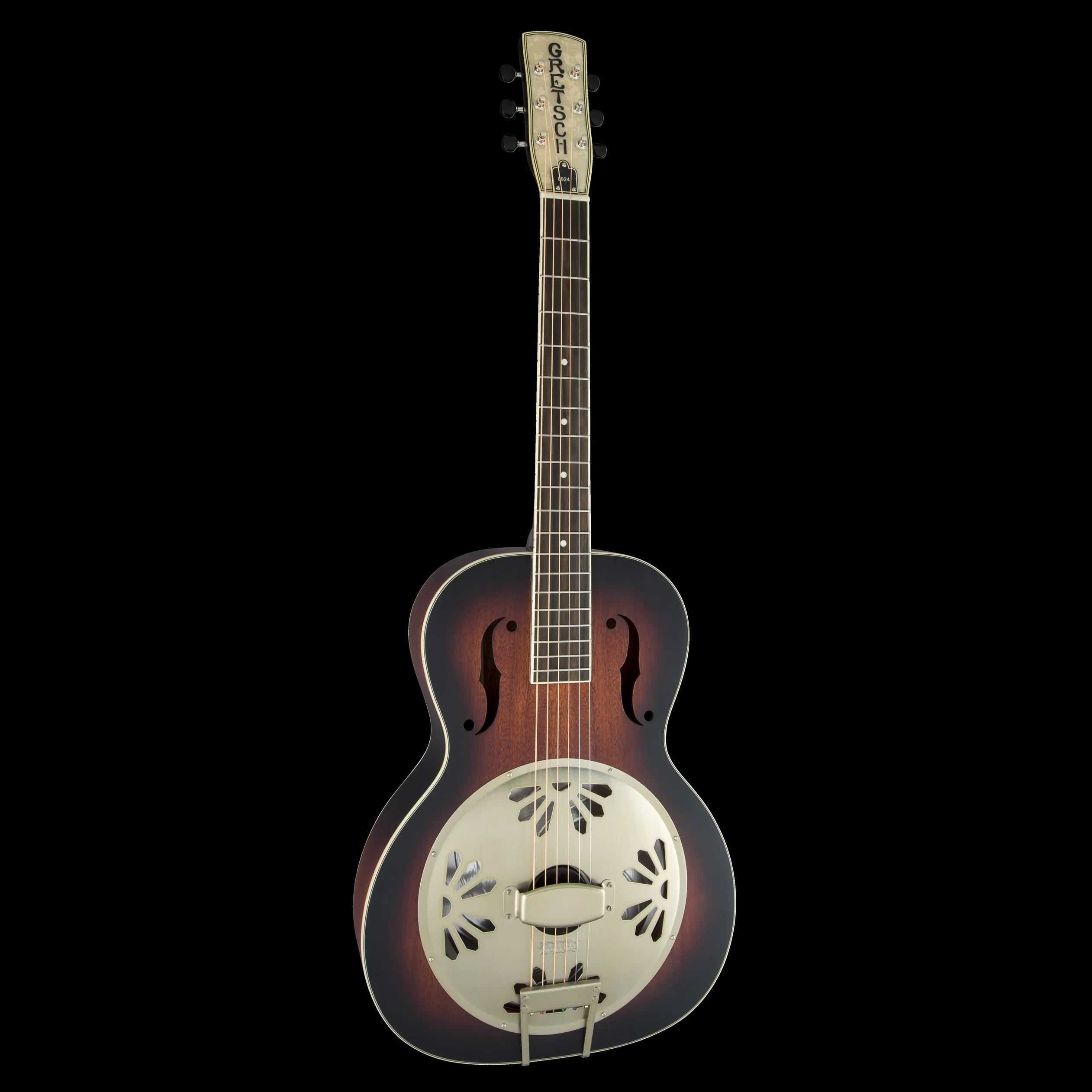 Gretsch G9240 Alligator Mahogany Round Neck Resonator - 2-Color Sunburst - Image 6