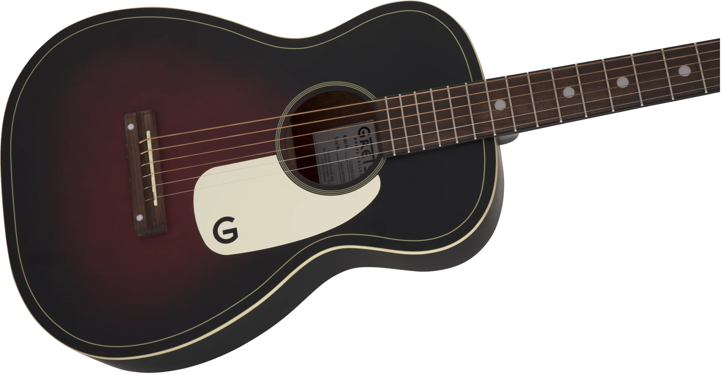 Gretsch G9500 Jim Dandy 24" Scale Flat Top 2-Color Sunburst Acoustic Guitar - Image 6