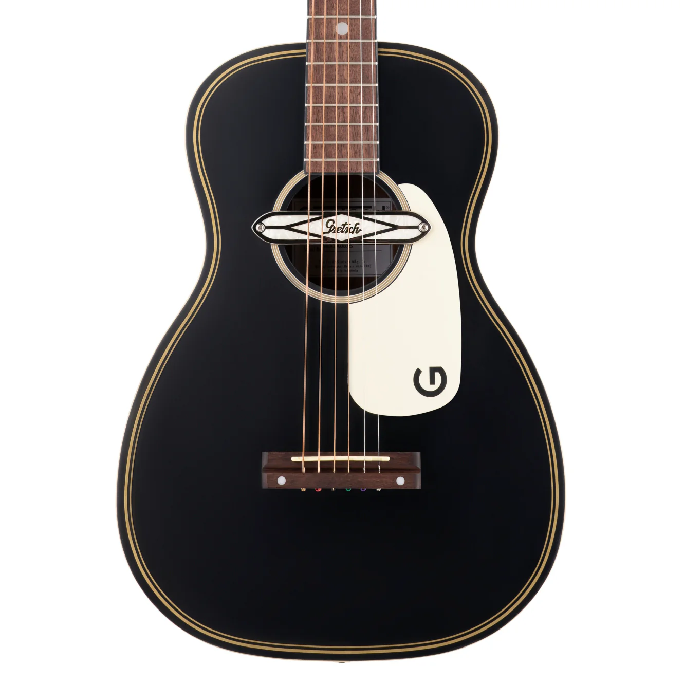 Gretsch G9520E Gin Rickey Smokestack Black Acoustic Electric Guitar - Image 2