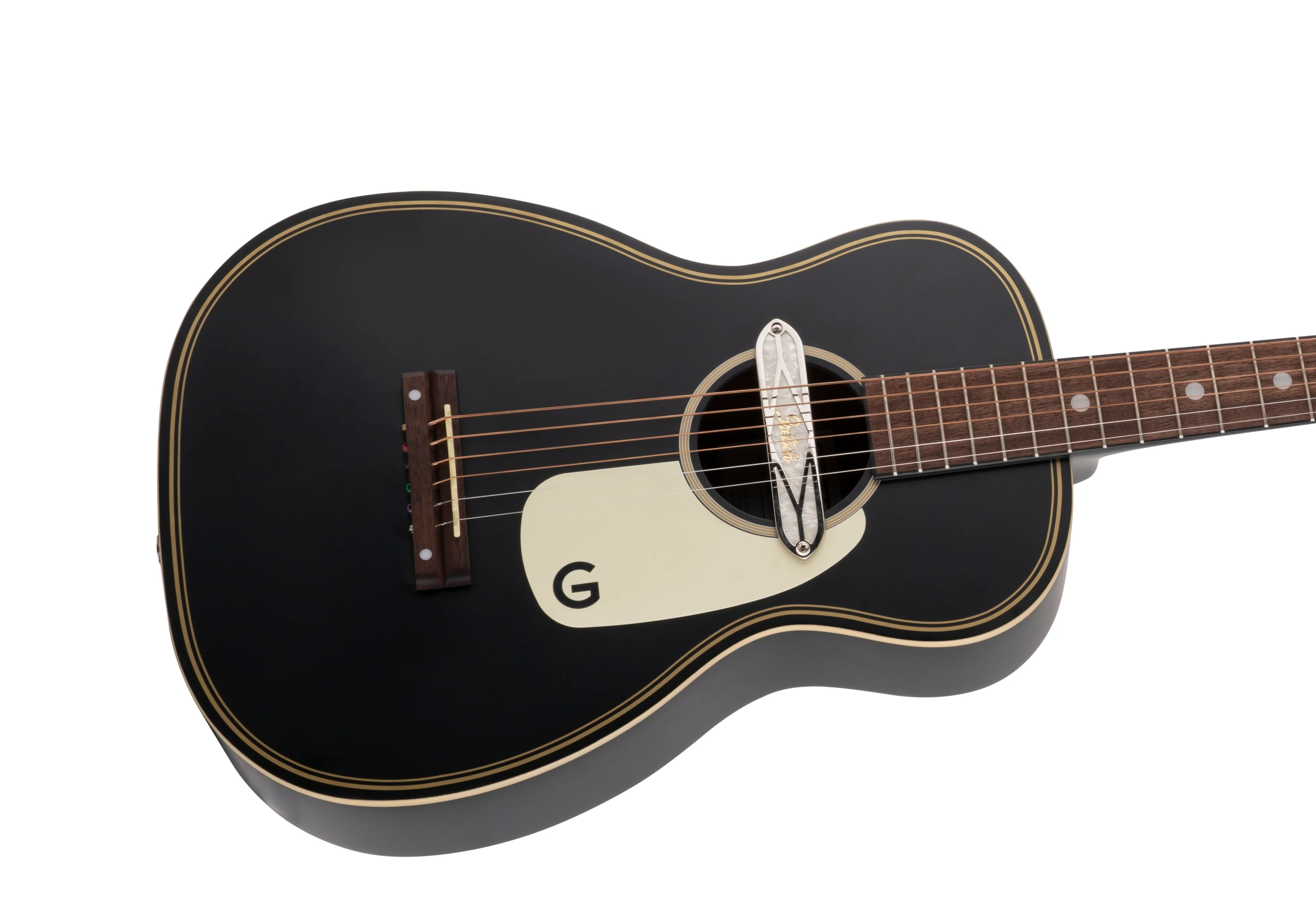 Gretsch G9520E Gin Rickey Smokestack Black Acoustic Electric Guitar - Image 4