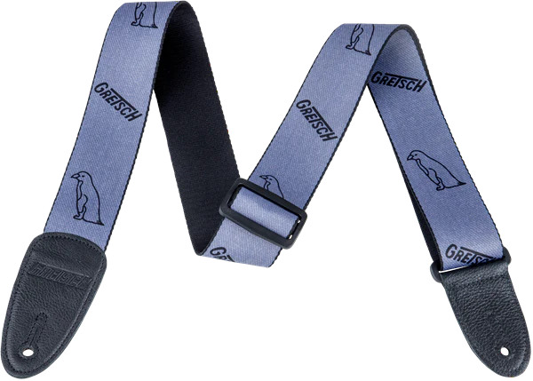 Gretsch Gray Penguins Strap Black