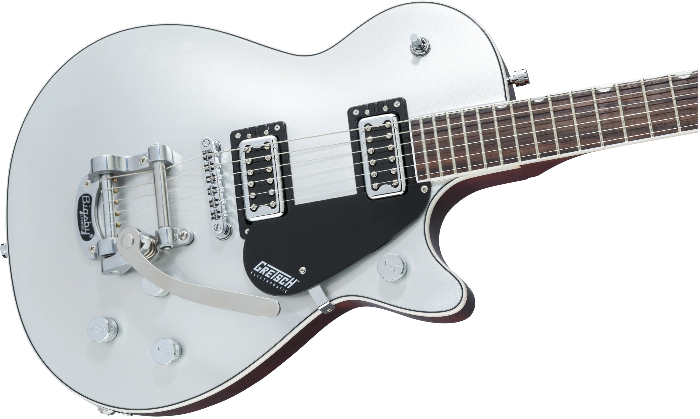 Gretsch G5230T Electromatic Jet with Bigsby Electric Guitar Airline Silver - Image 6