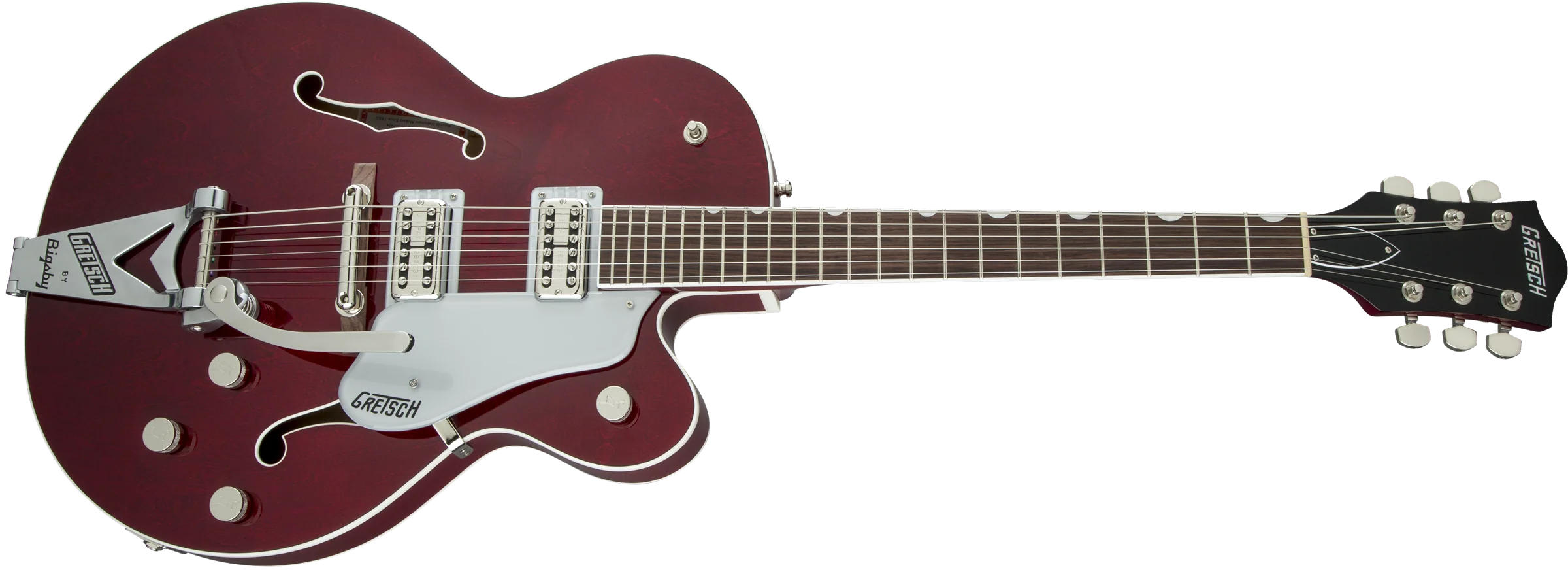 DISC - G6119T Players Edition Tennessee Rose with String-Thru Bigsby Dark Cherry Stain Electric Guitar With Case - Image 3