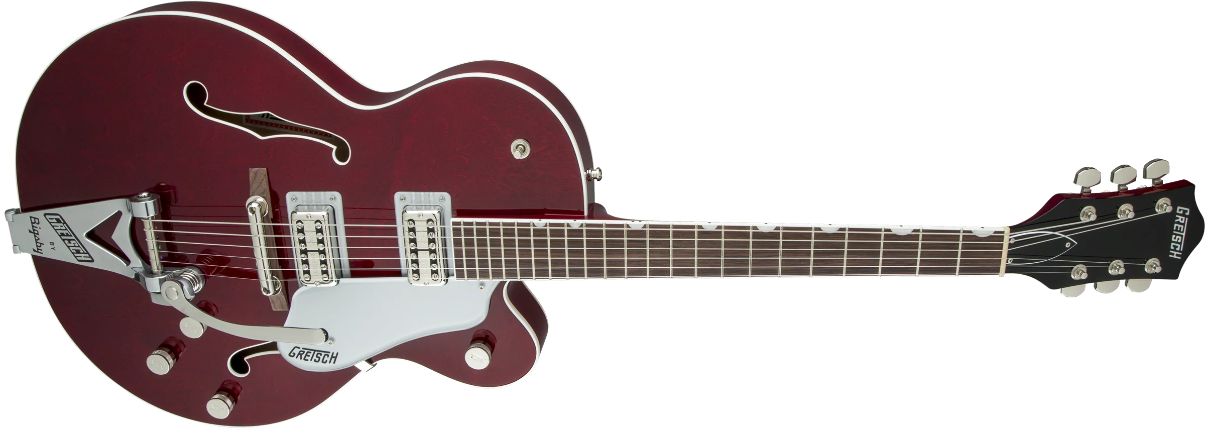DISC - G6119T Players Edition Tennessee Rose with String-Thru Bigsby Dark Cherry Stain Electric Guitar With Case - Image 4
