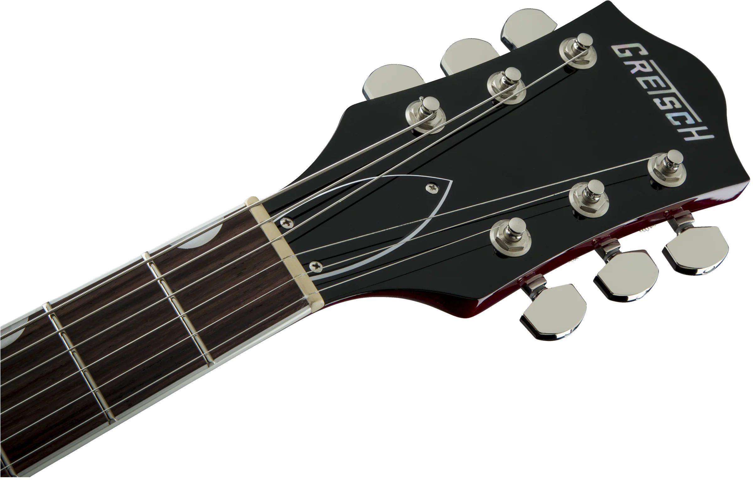 DISC - G6119T Players Edition Tennessee Rose with String-Thru Bigsby Dark Cherry Stain Electric Guitar With Case - Image 9