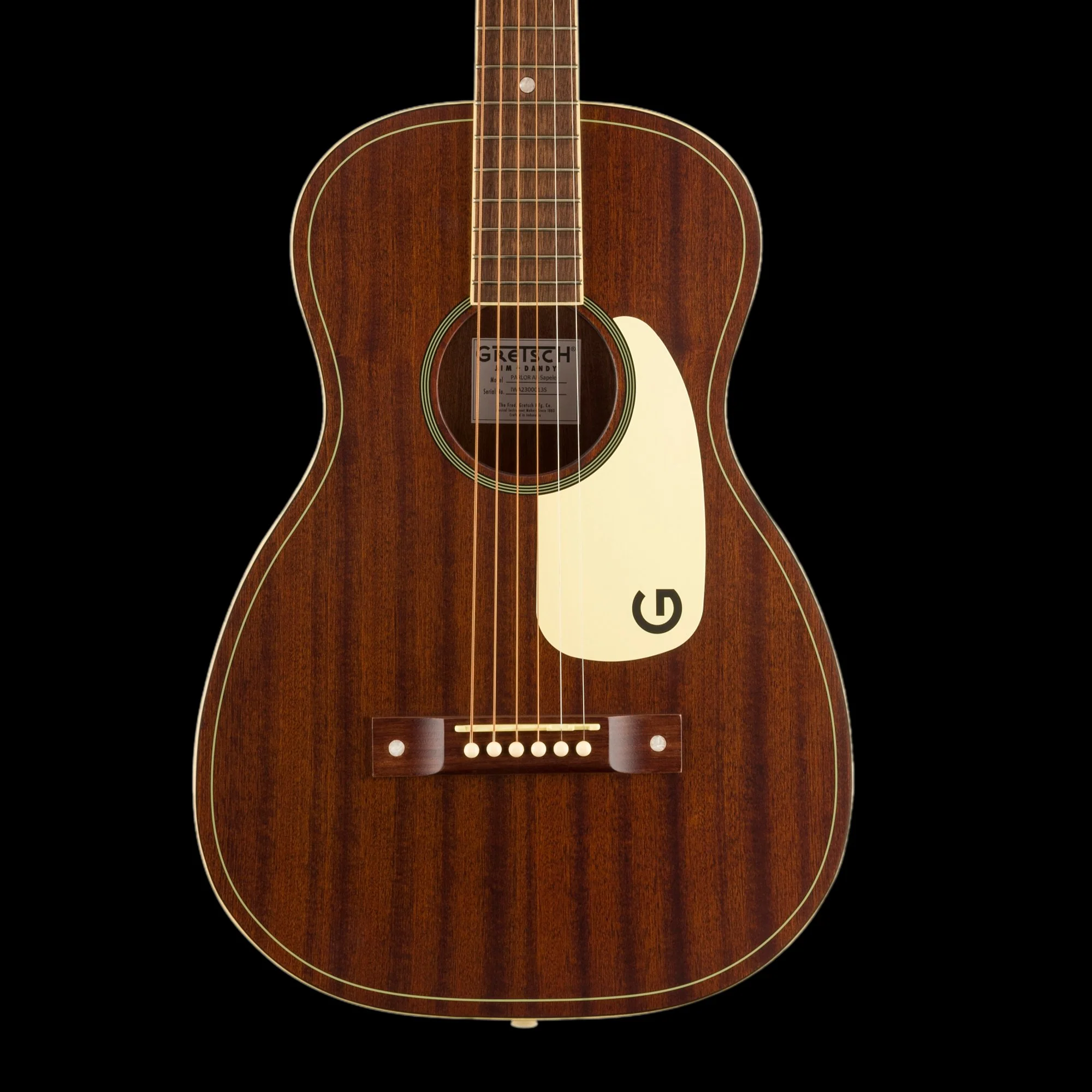 Gretsch Jim Dandy Parlor Walnut Fingerboard Aged White Pickguard Frontier Stain