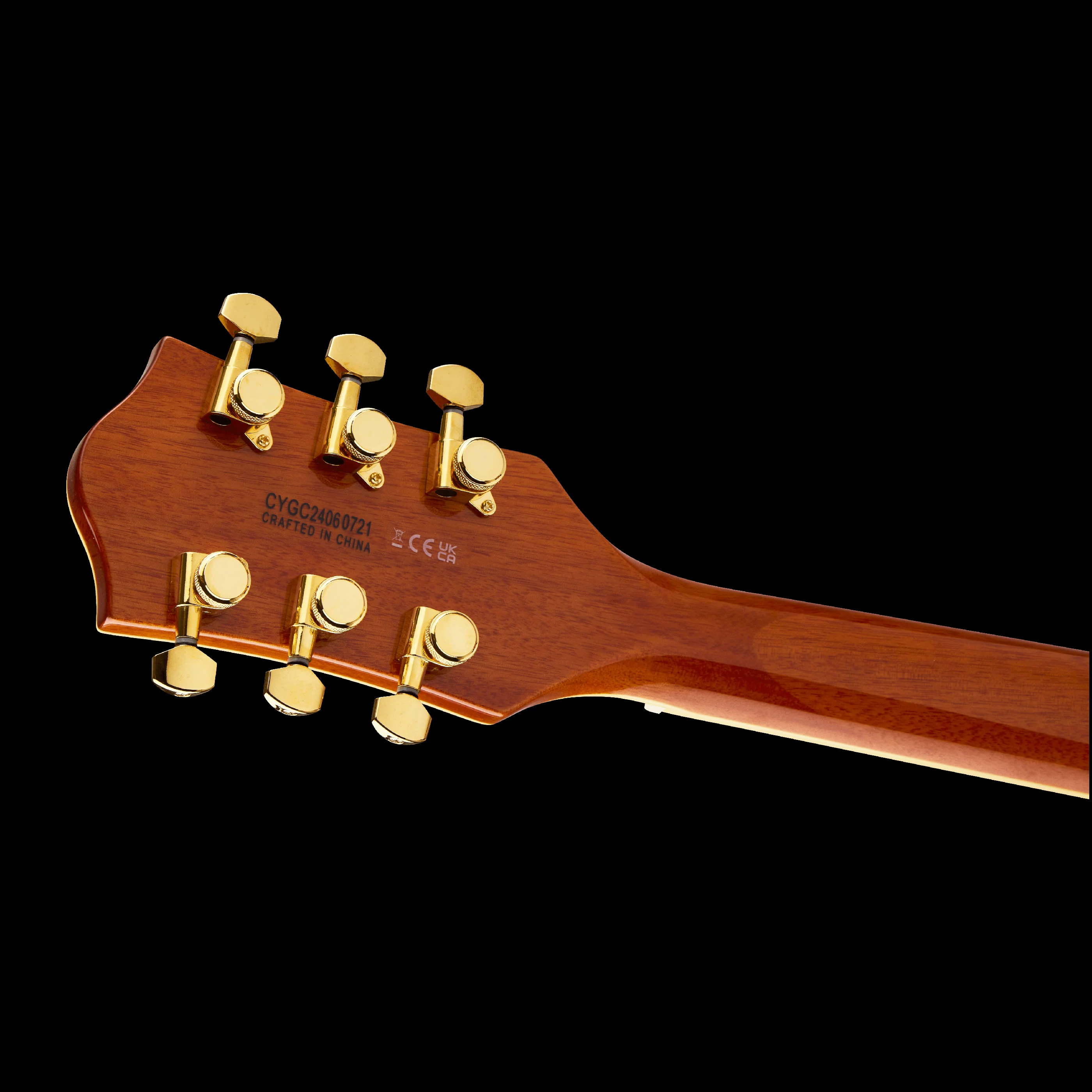 Gretsch Limited Edition Electromatic Flame Okoume Broadkaster Jr. Roundup Orange - Image 7