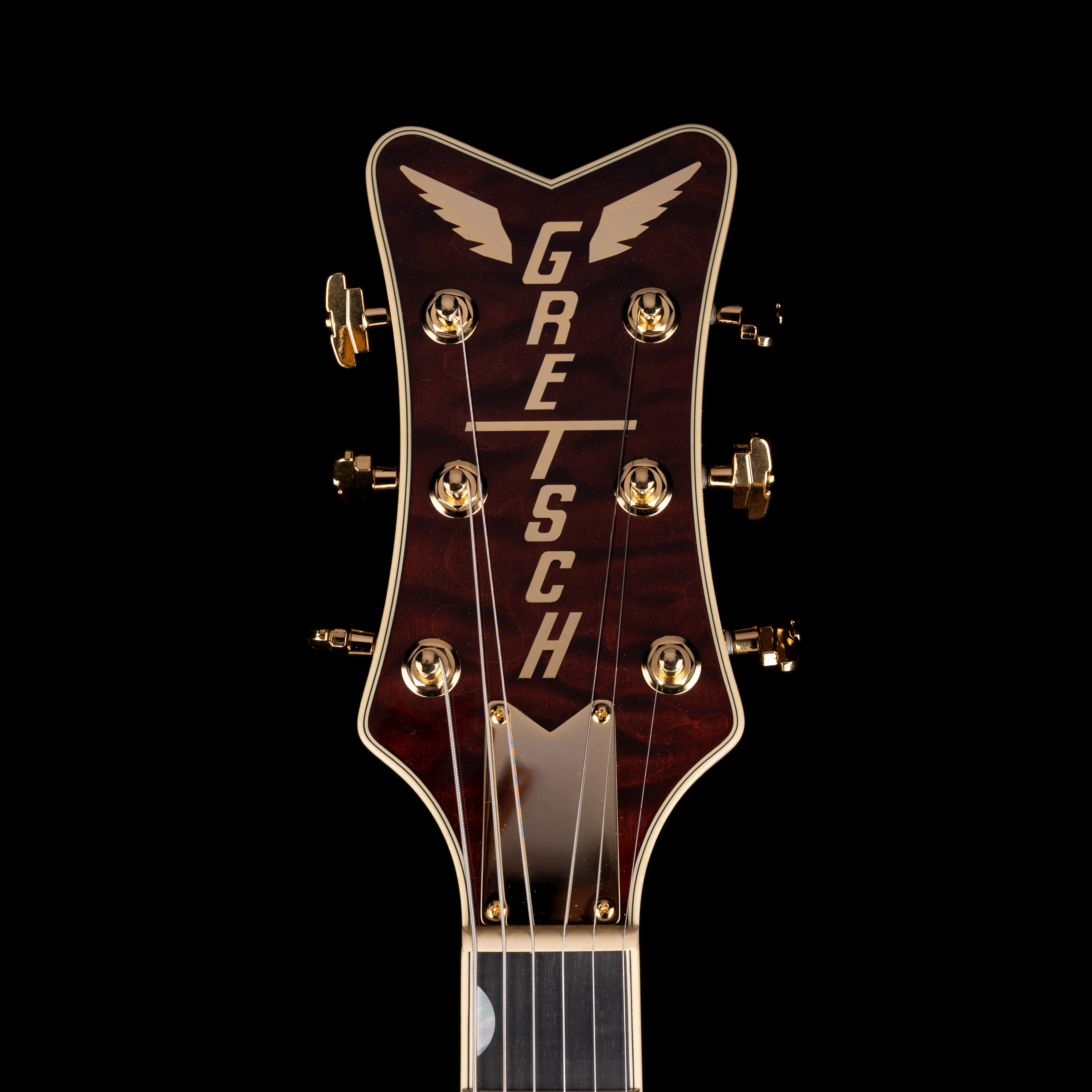 Gretsch Limited Edition Falcon Center Block Jr. Quilted Maple Roundup Orange with Case - Image 8