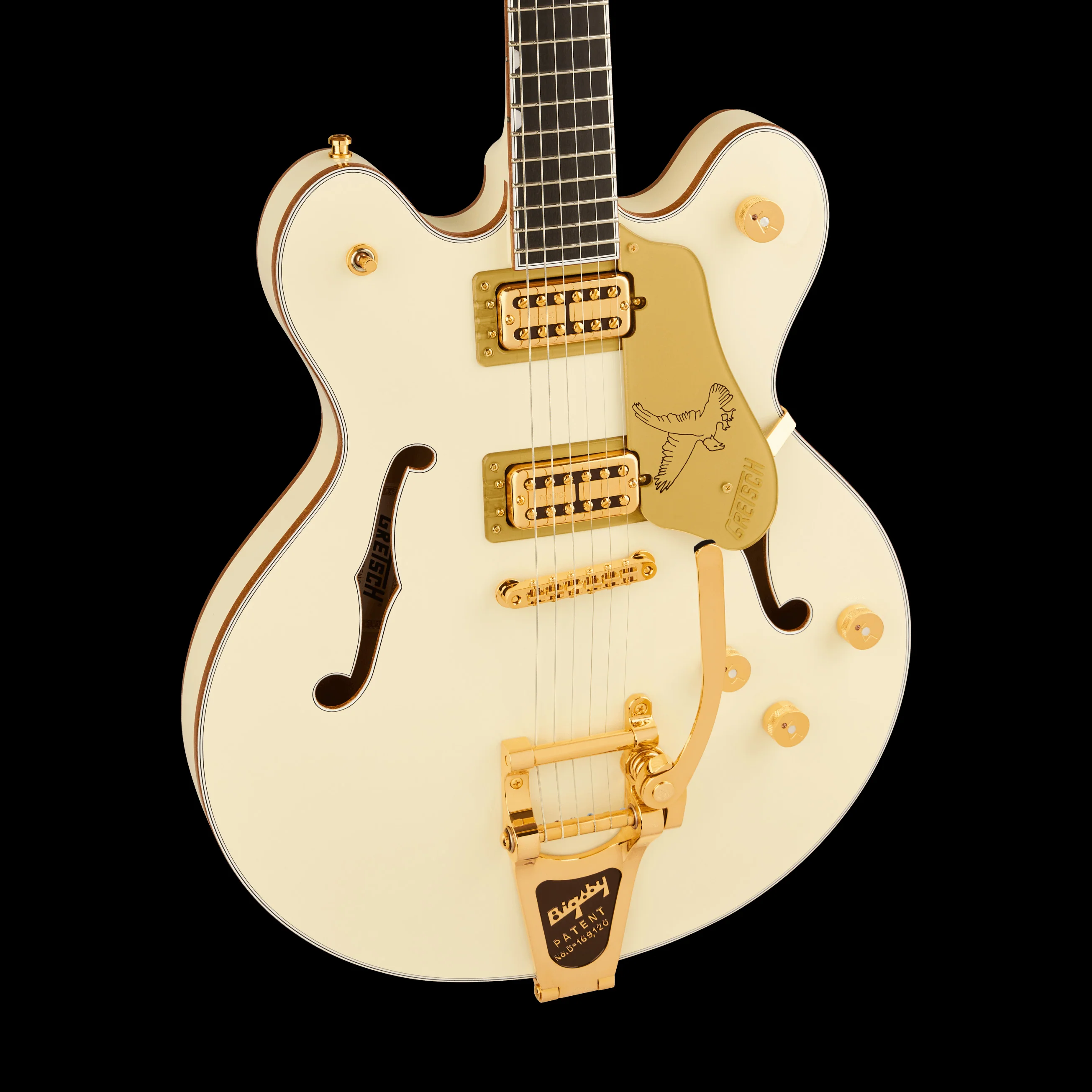 Gretsch Limited Edition Falcon Center Block Vintage White with Case - Image 4