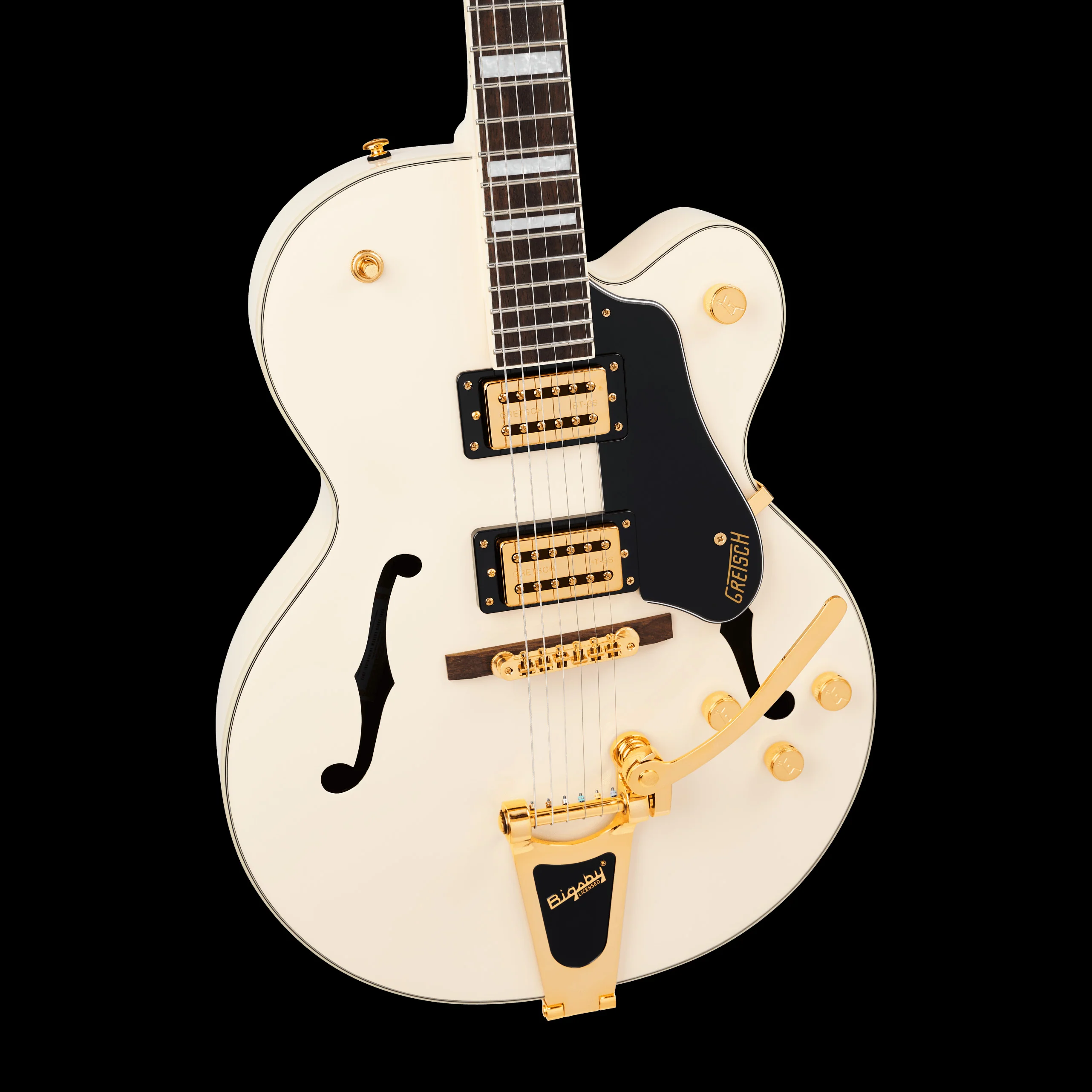 Gretsch Limited Edition G2420TG Streamliner Hollow Body Vintage White - Image 4