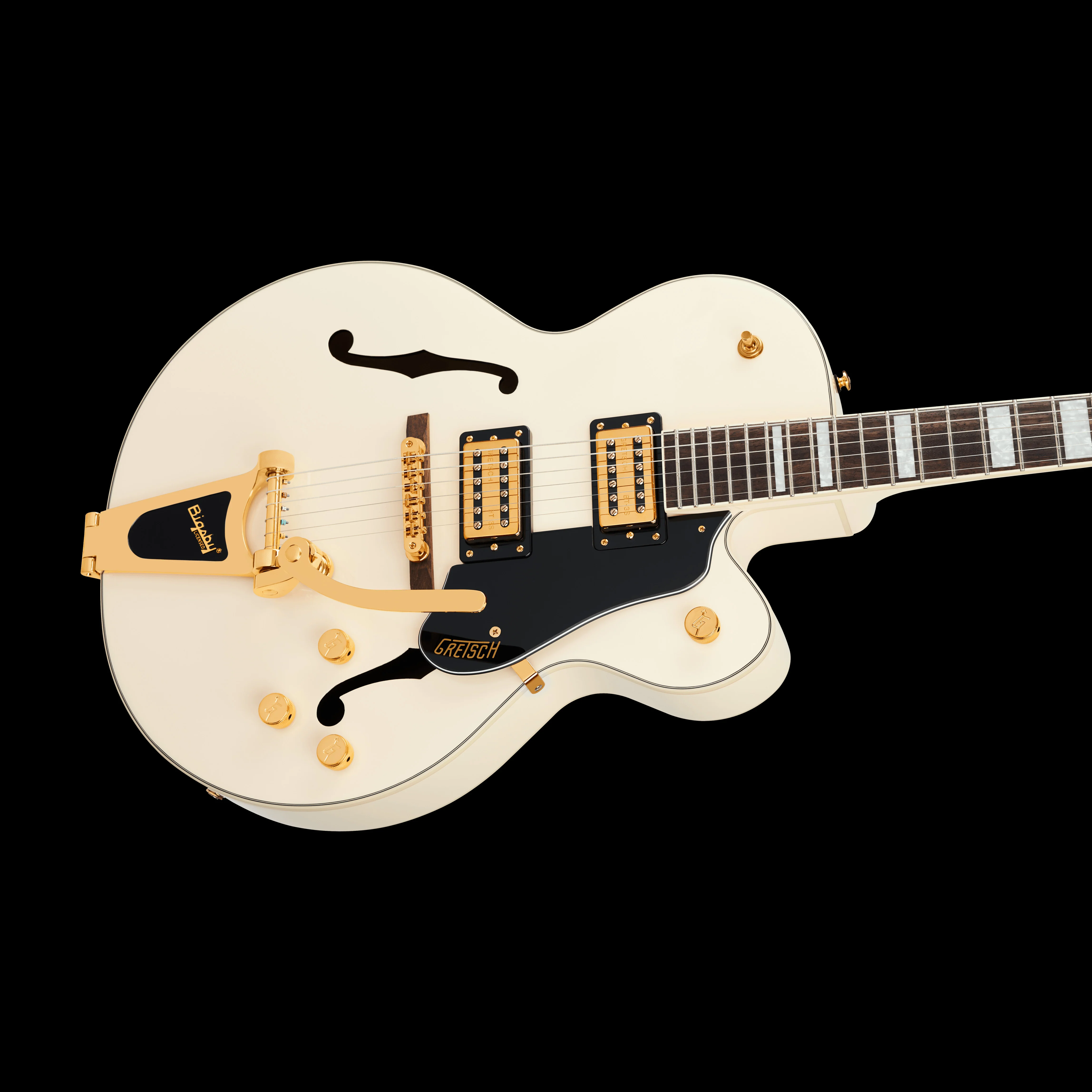 Gretsch Limited Edition G2420TG Streamliner Hollow Body Vintage White - Image 5