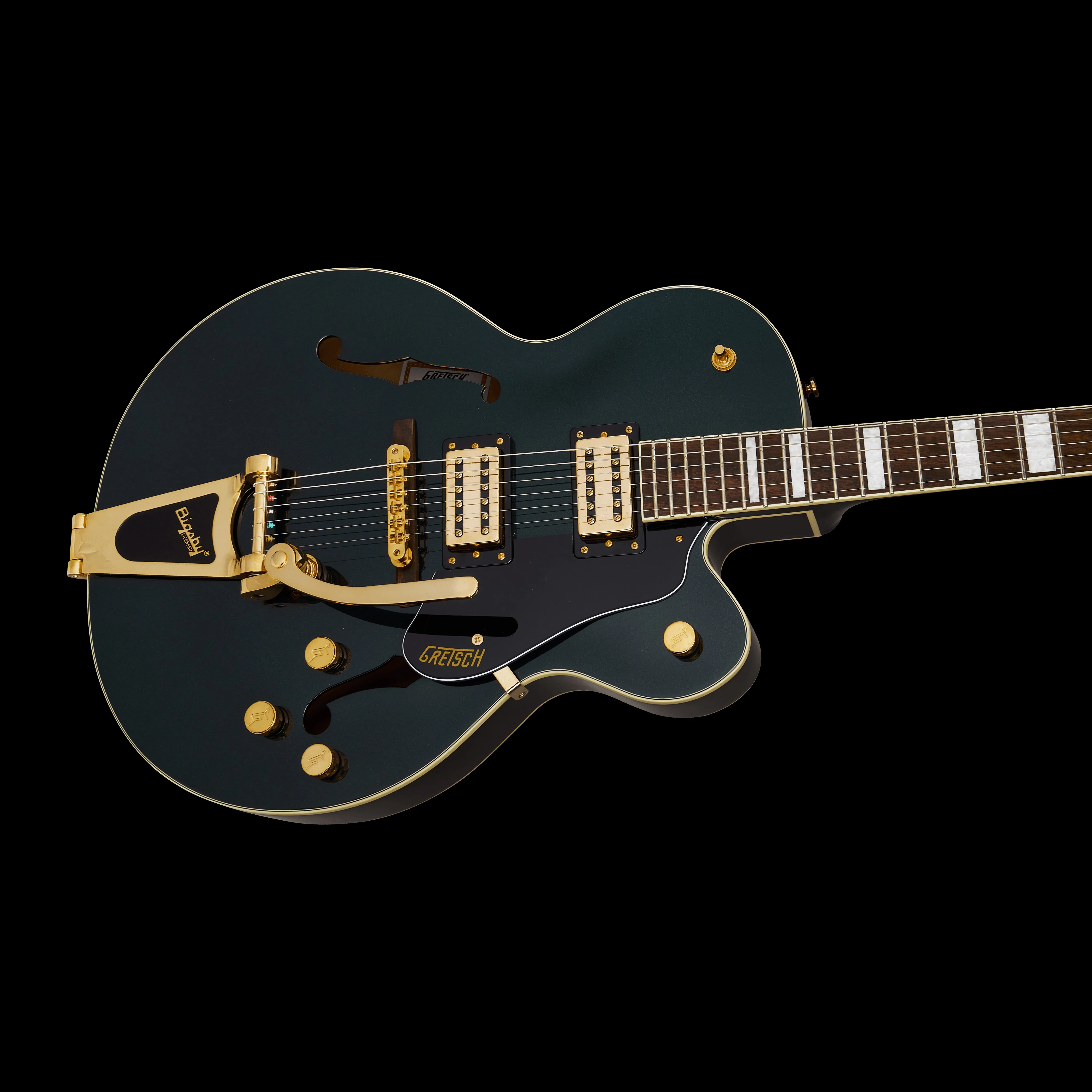 Gretsch Limited Edition G2420TG Streamliner Hollow Body w/ Bigsby Cadillac Green - Image 4