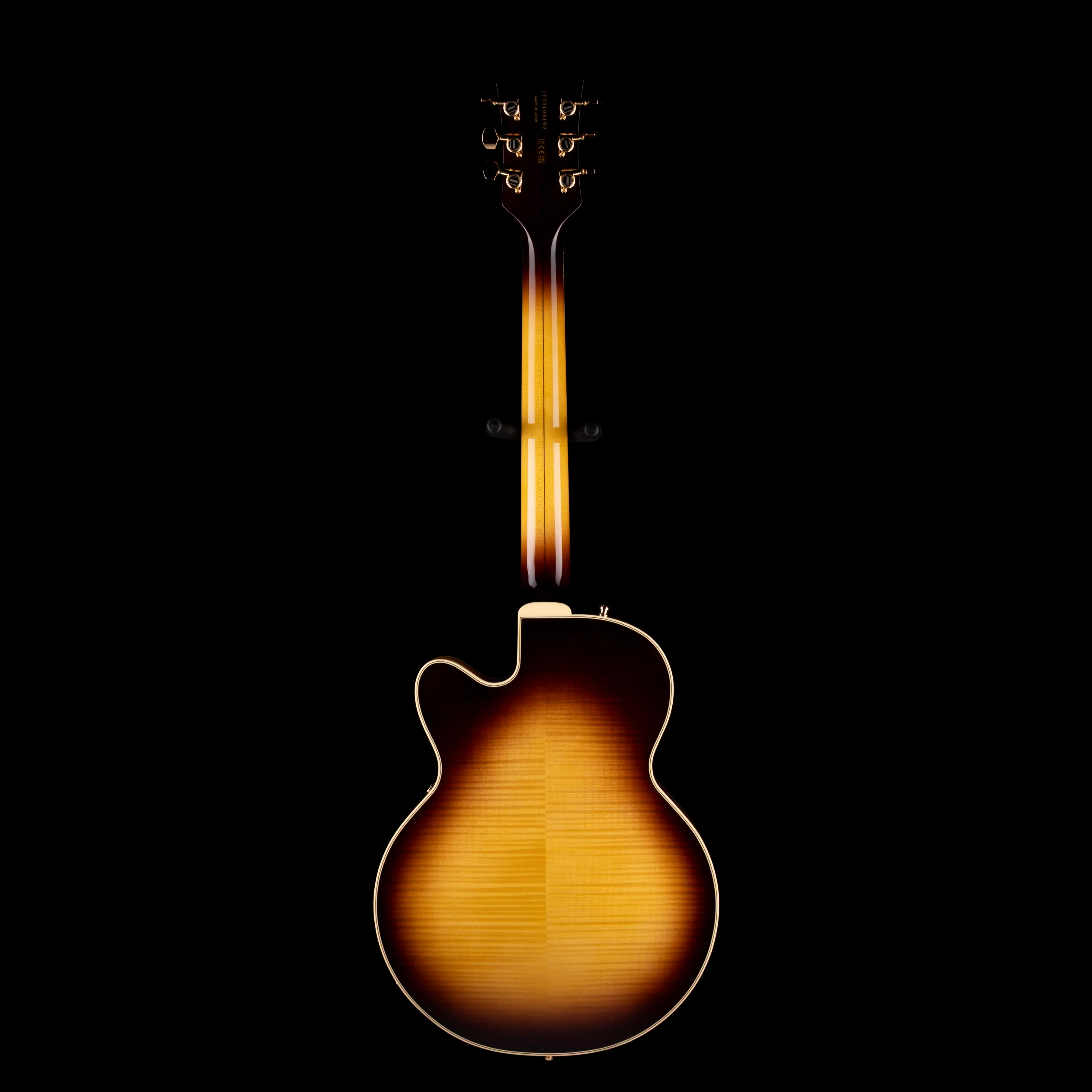 Gretsch Professional Broadkaster Jr. LX Figured Center Block Caramel Dawn with Case - Image 11