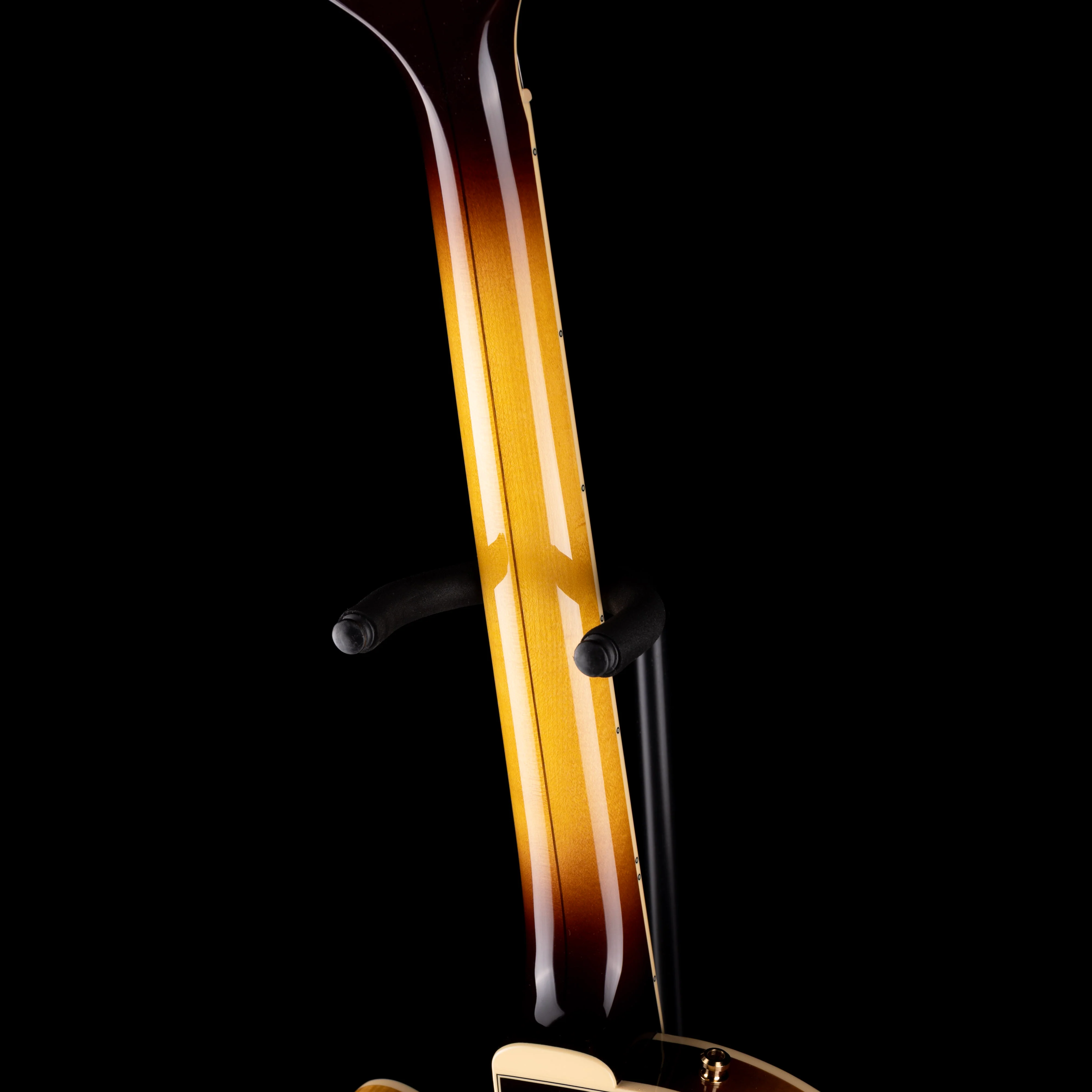 Gretsch Professional Broadkaster Jr. LX Figured Center Block Caramel Dawn with Case - Image 13
