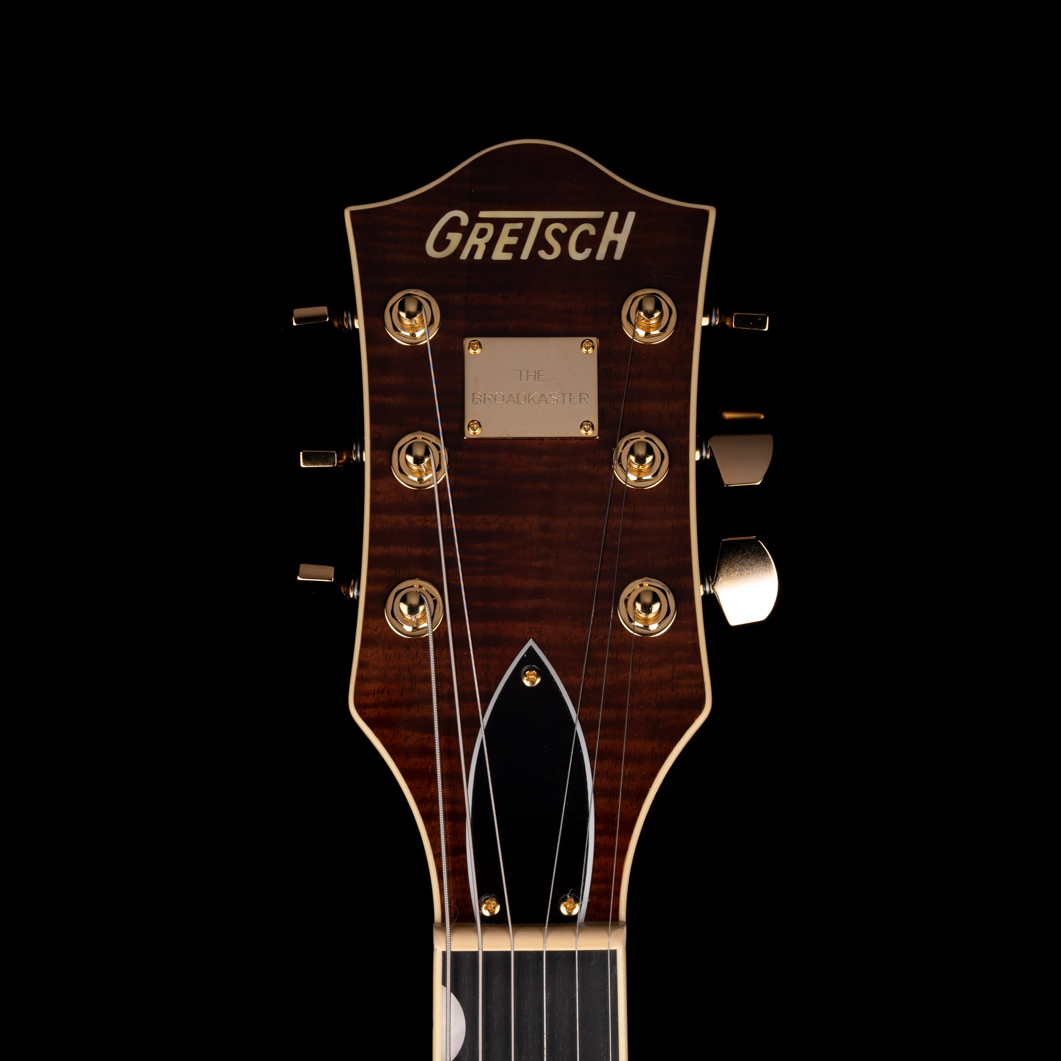 Gretsch Professional Broadkaster Jr. LX Figured Center Block Caramel Dawn with Case - Image 14