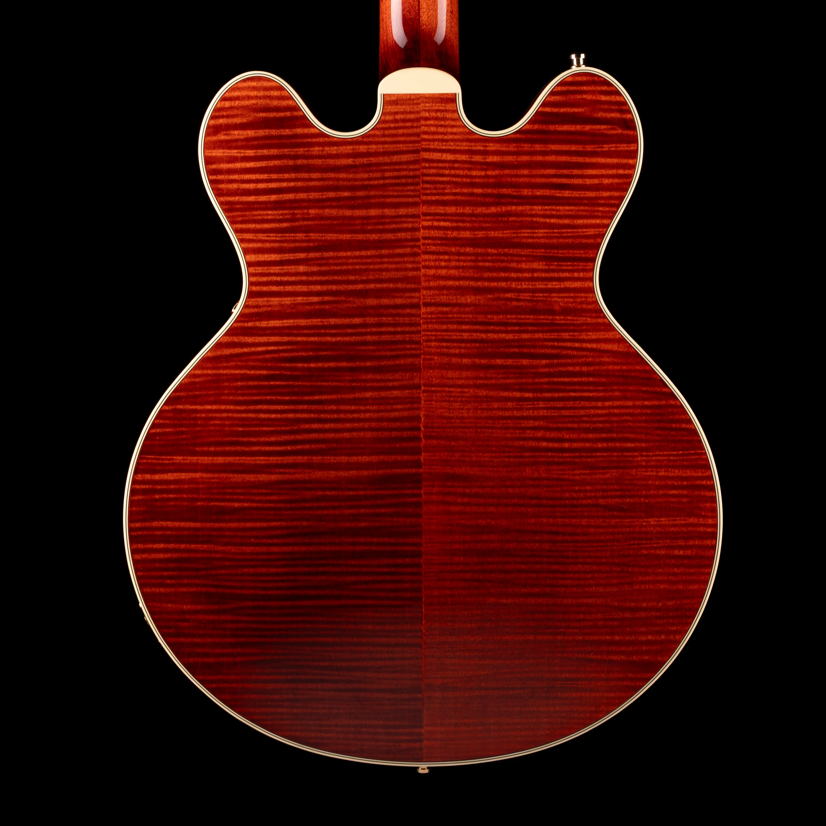 Gretsch Professional Broadkaster LX Figured Center Block Bourbon Stain with Case - Image 10