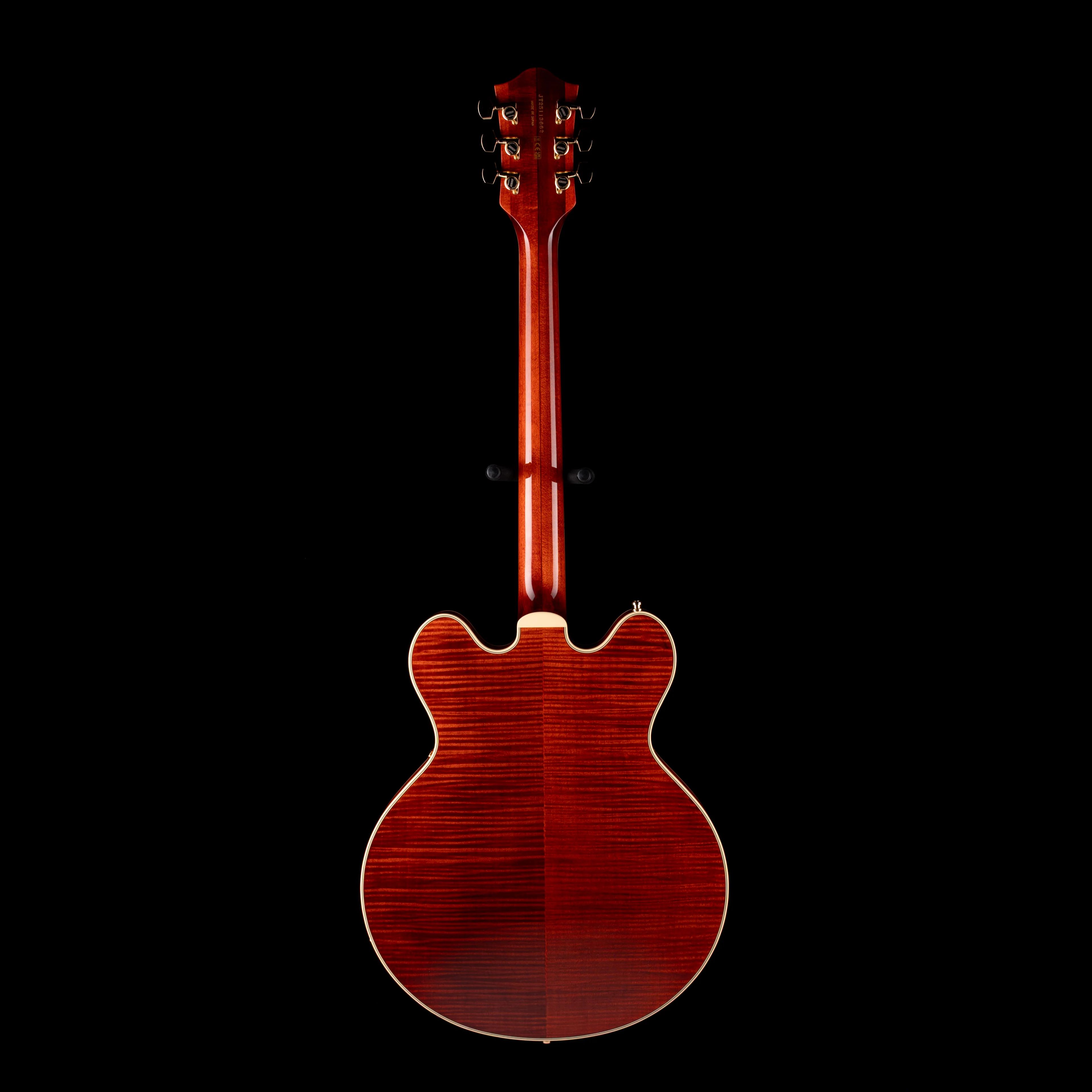 Gretsch Professional Broadkaster LX Figured Center Block Bourbon Stain with Case - Image 11