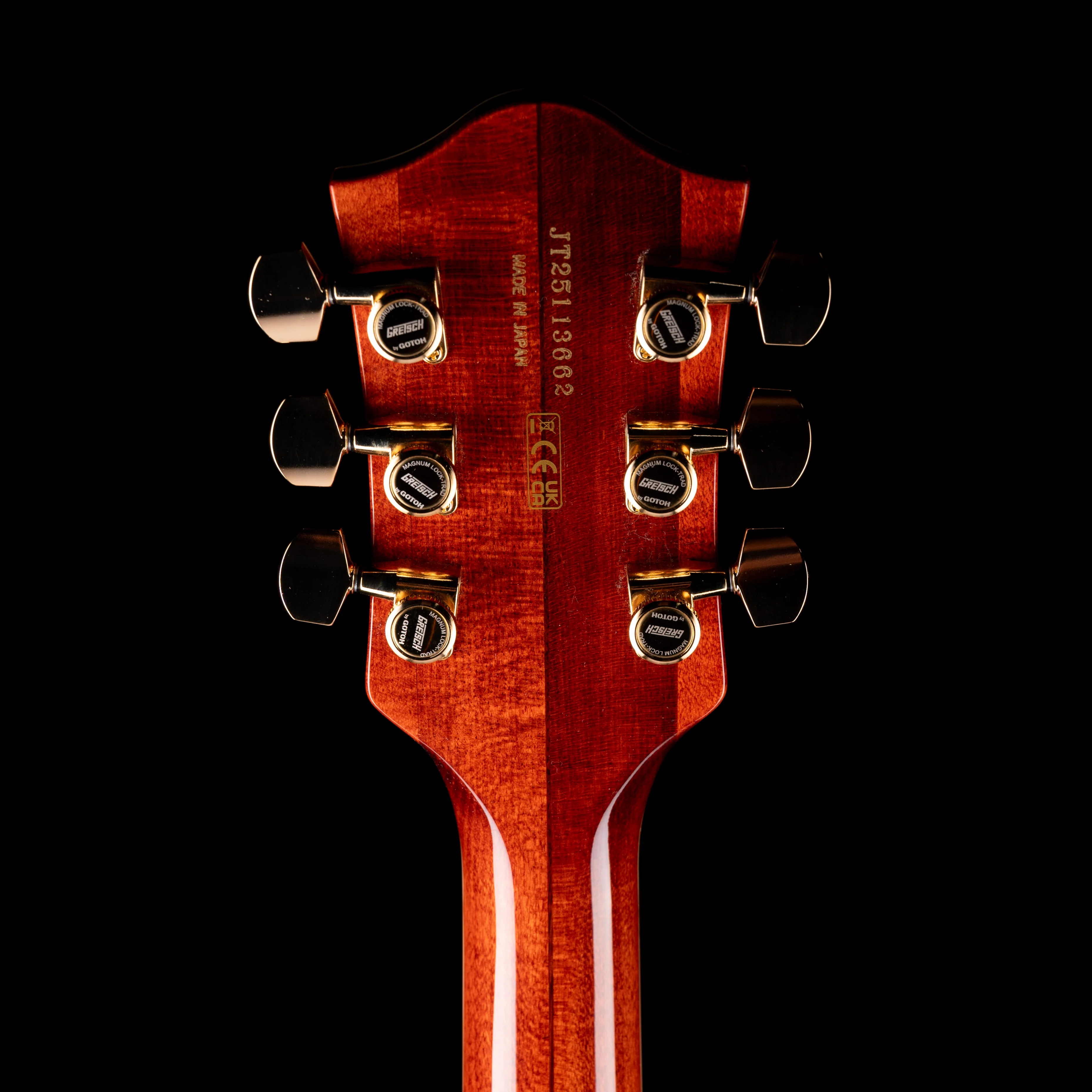 Gretsch Professional Broadkaster LX Figured Center Block Bourbon Stain with Case - Image 15