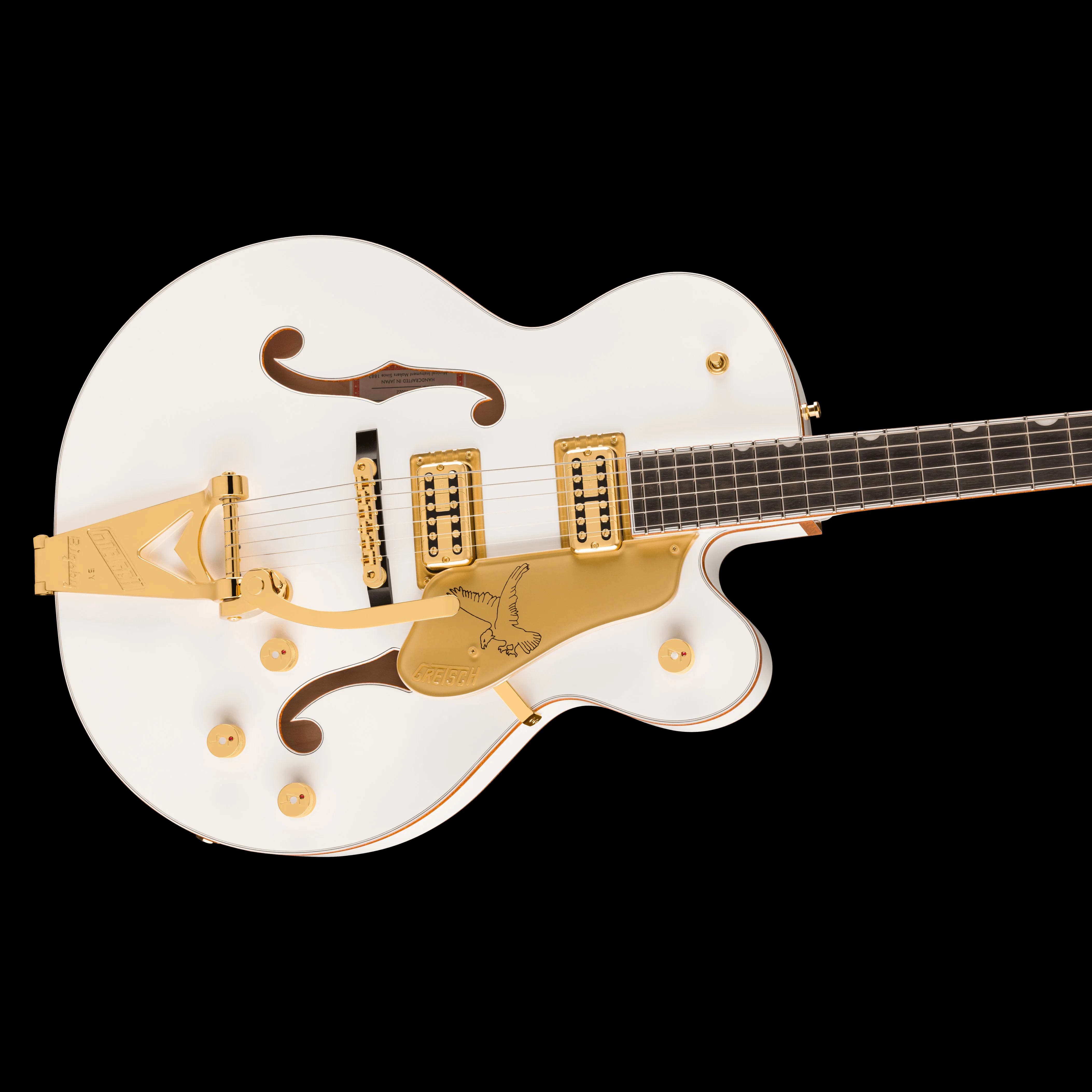 Gretsch Professional Falcon Hollow Body with Bigsby White With Case - Image 4