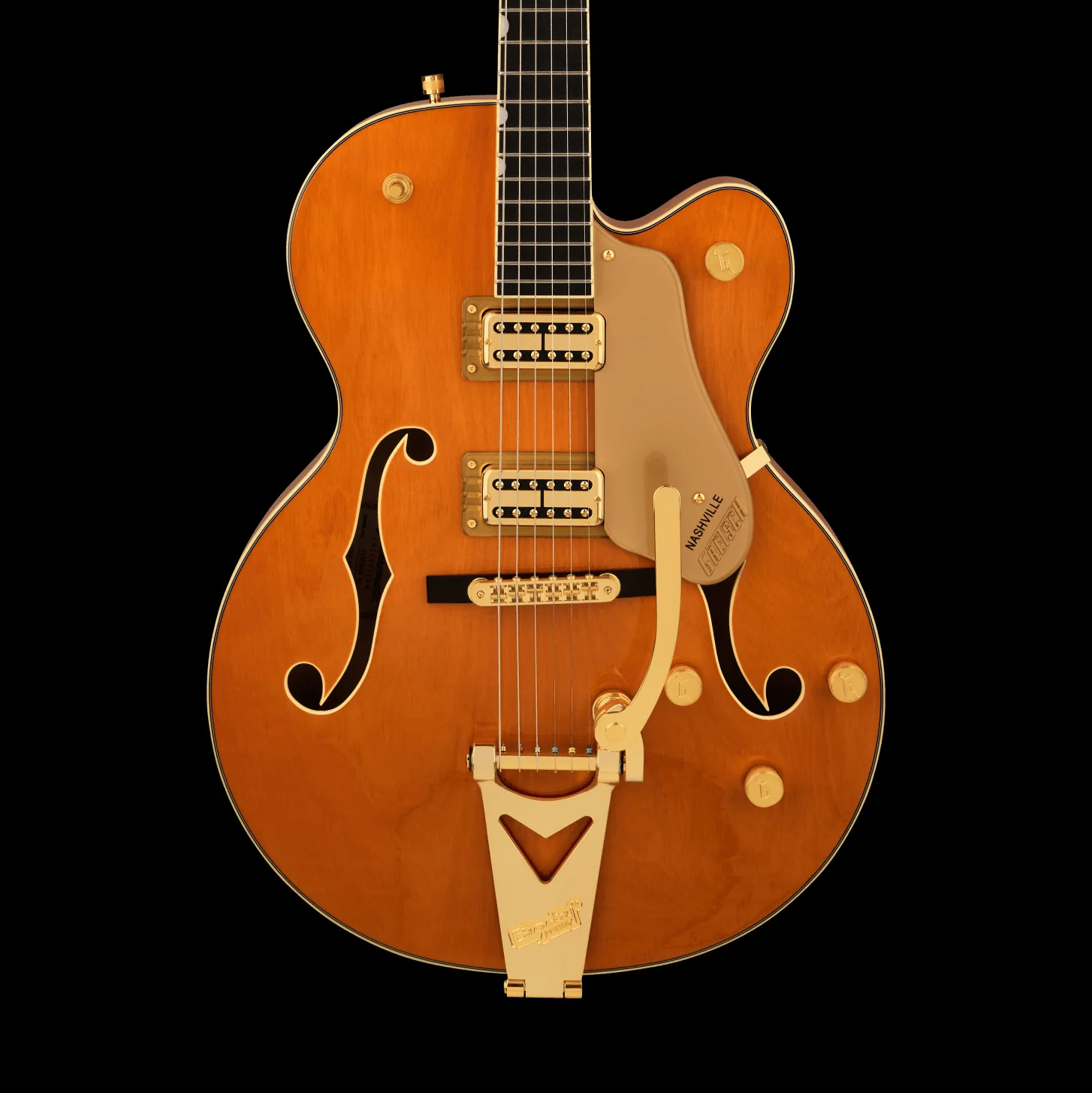 Gretsch Synchromatic Nashville Hollow Body with Bigsby 50's Orange Stain With Case