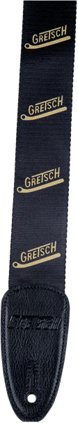 Gretsch Vibrato Arm Pattern Strap Black/Gold - Image 2