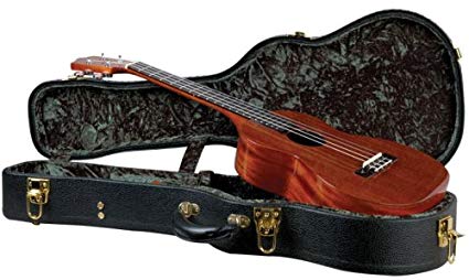 Guardian CG-044-US Vintage Hardshell Case Soprano Ukulele Case Black - Image 2