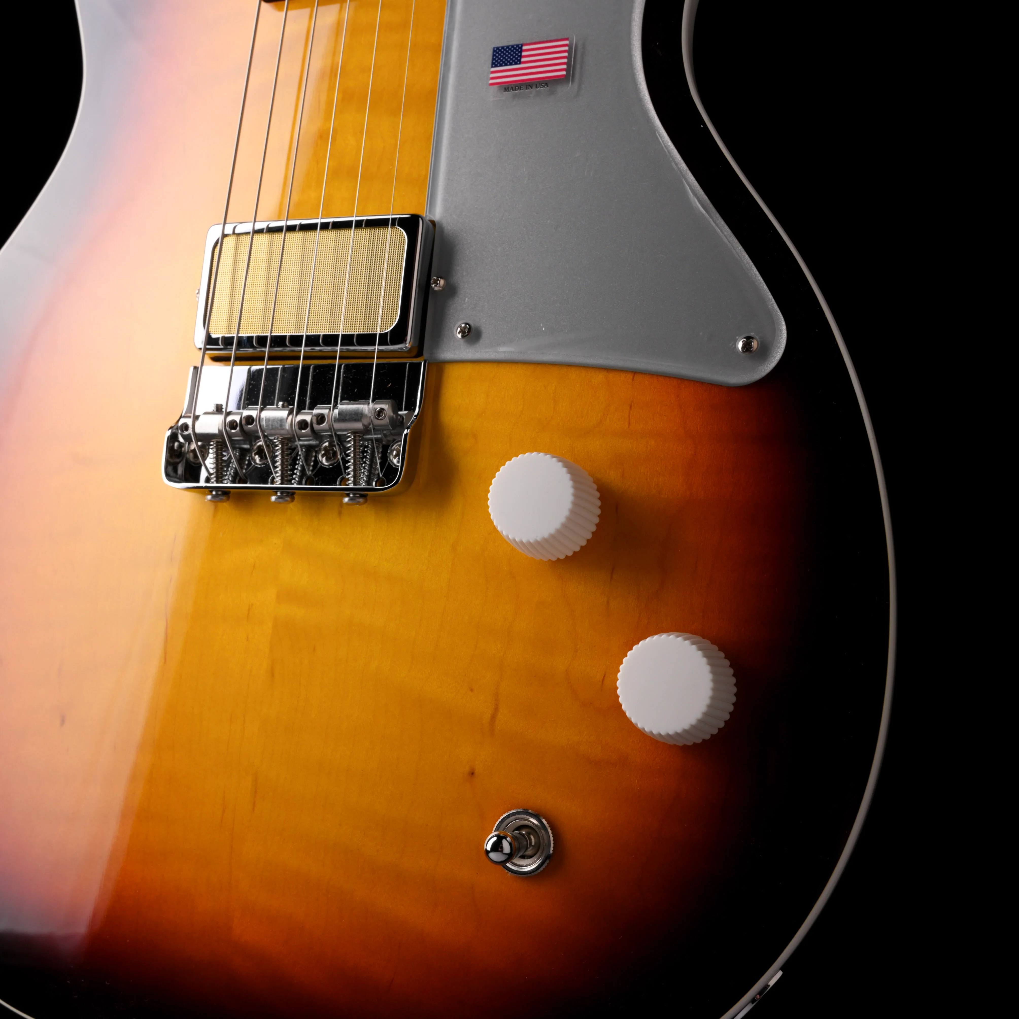 Harmony Factory Special Jupiter Thinline Flame Maple 3 Tone Sunburst With Mono Case - 1 OF 24 - Image 5